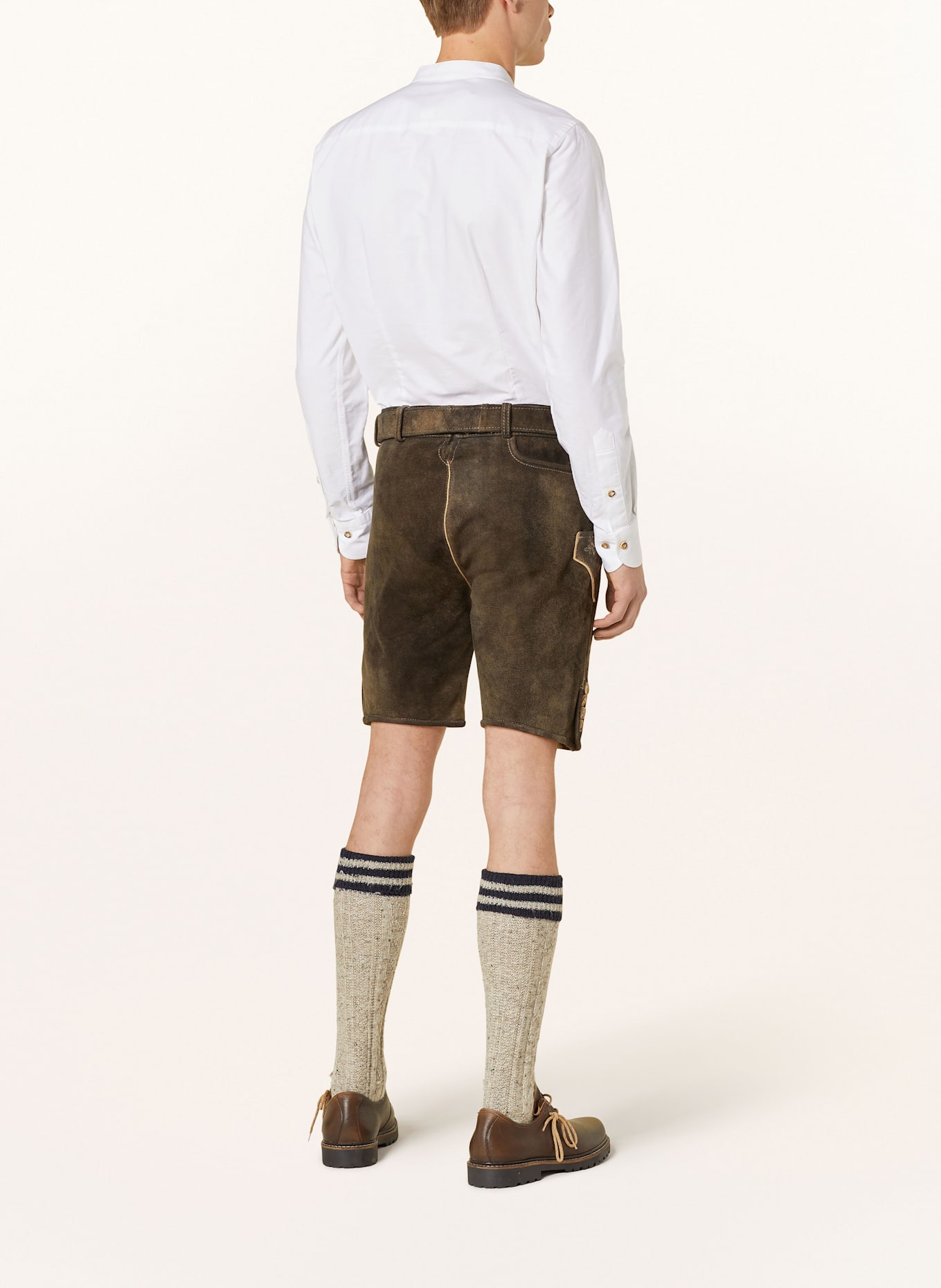 Spieth & Wensky Trachten-Lederhose EVEREST: KHAKI
