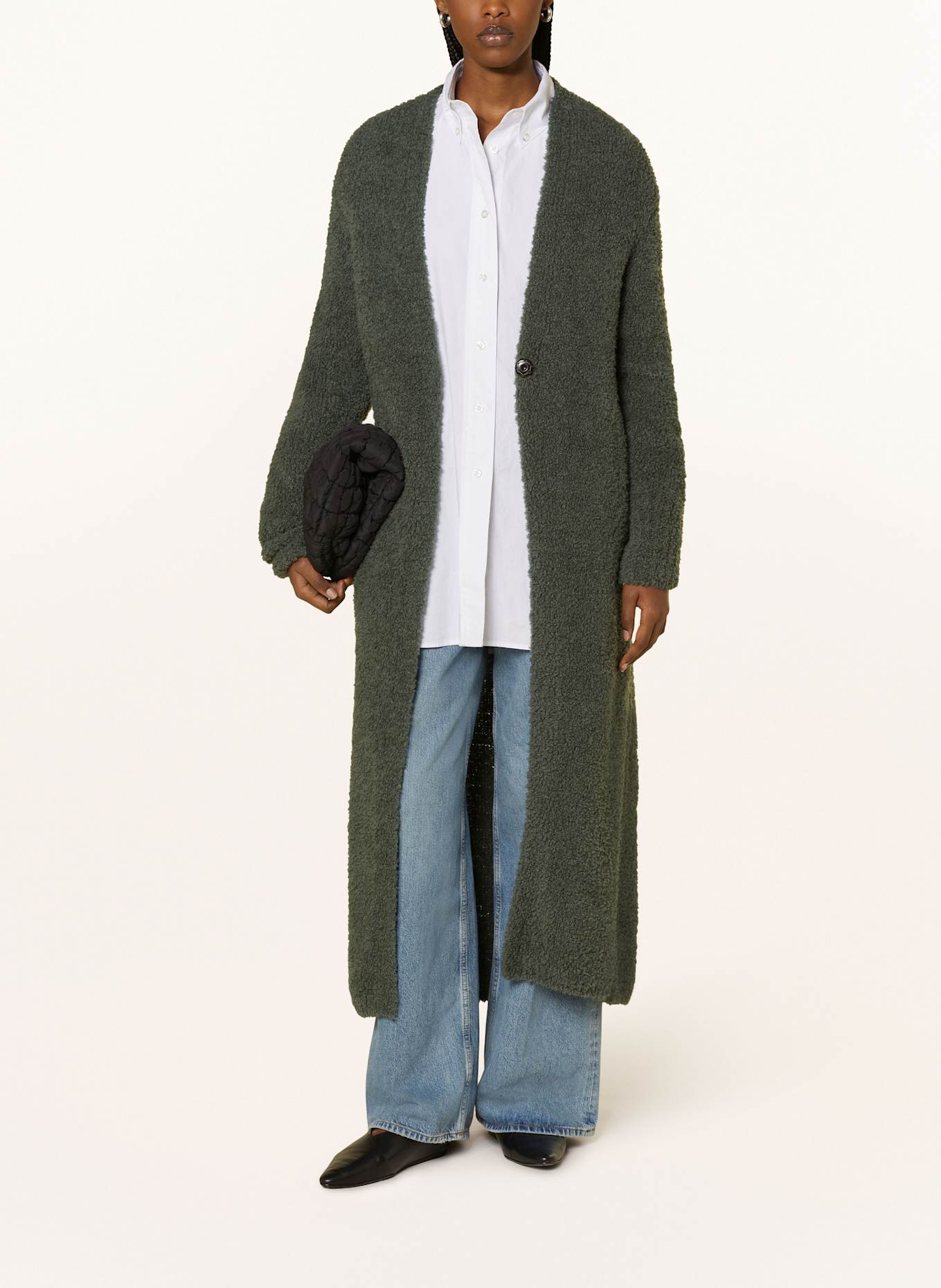 SoSUE Teddy coat made of merino wool: TAUPE
