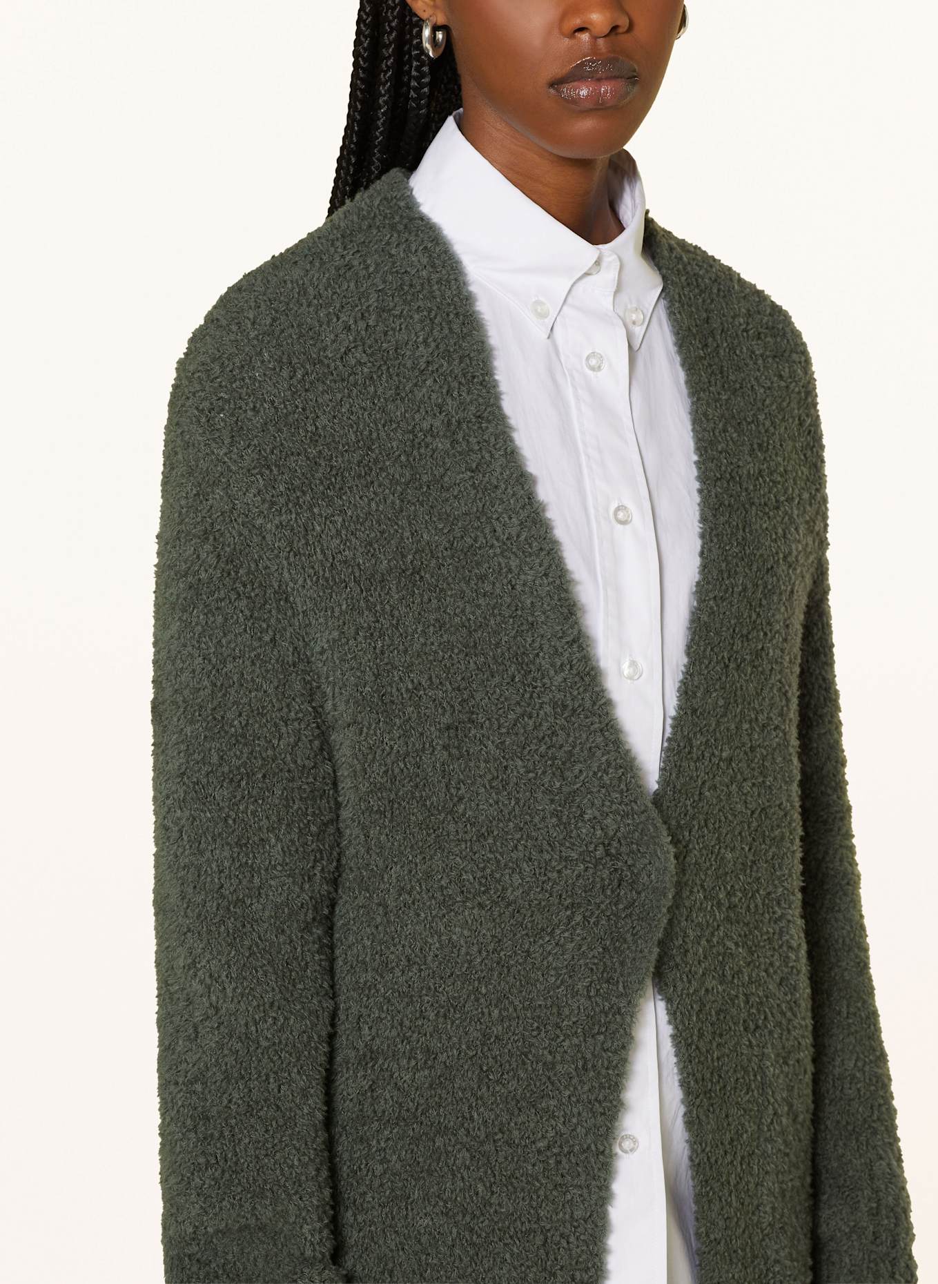 SoSUE Teddy coat made of merino wool: TAUPE