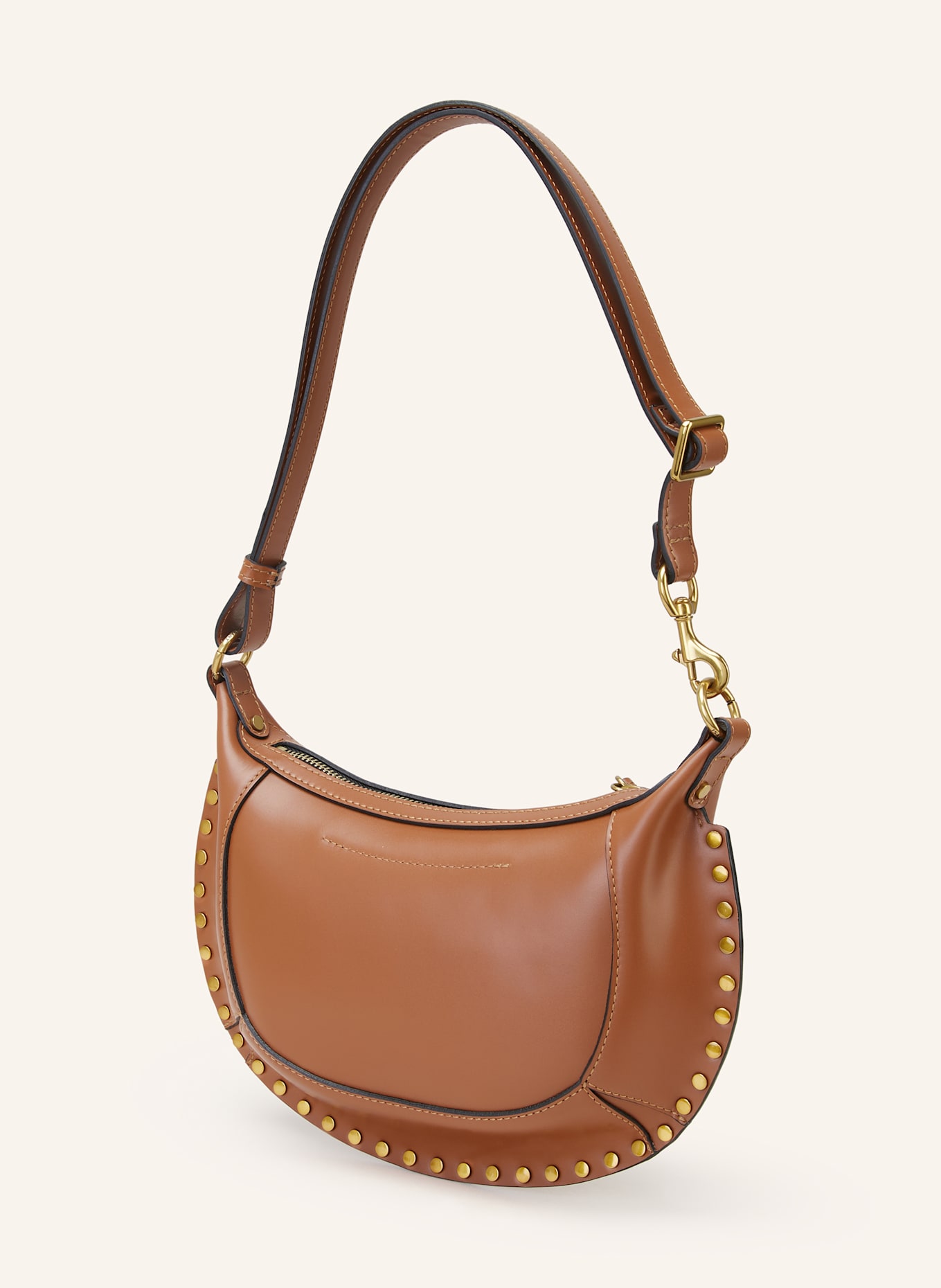 ISABEL MARANT Umhängetasche OSKAN MOON: COGNAC
