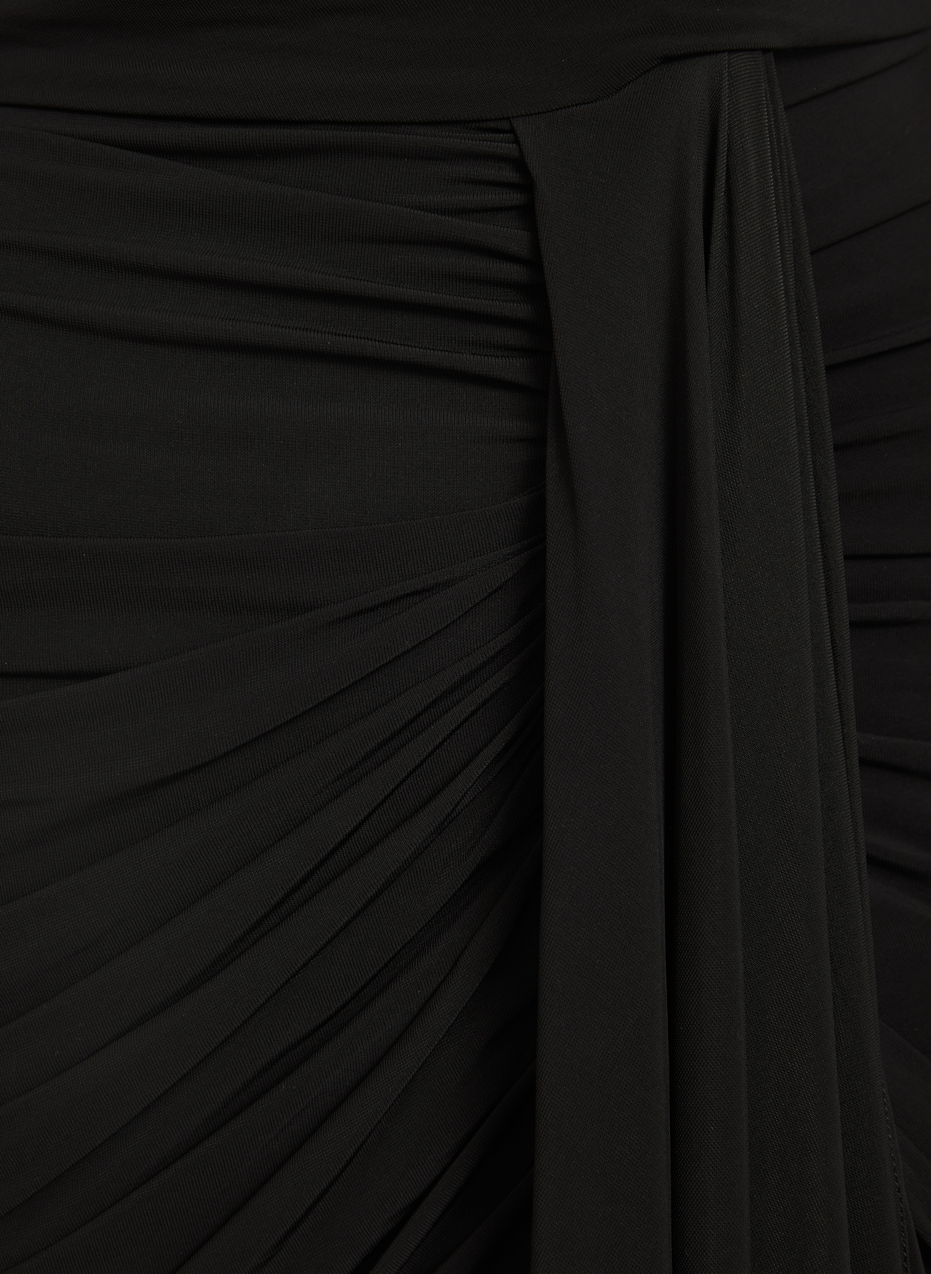 ISABEL MARANT Jerseykleid ZORAH in Wickeloptik, Farbe: SCHWARZ (Bild 7)