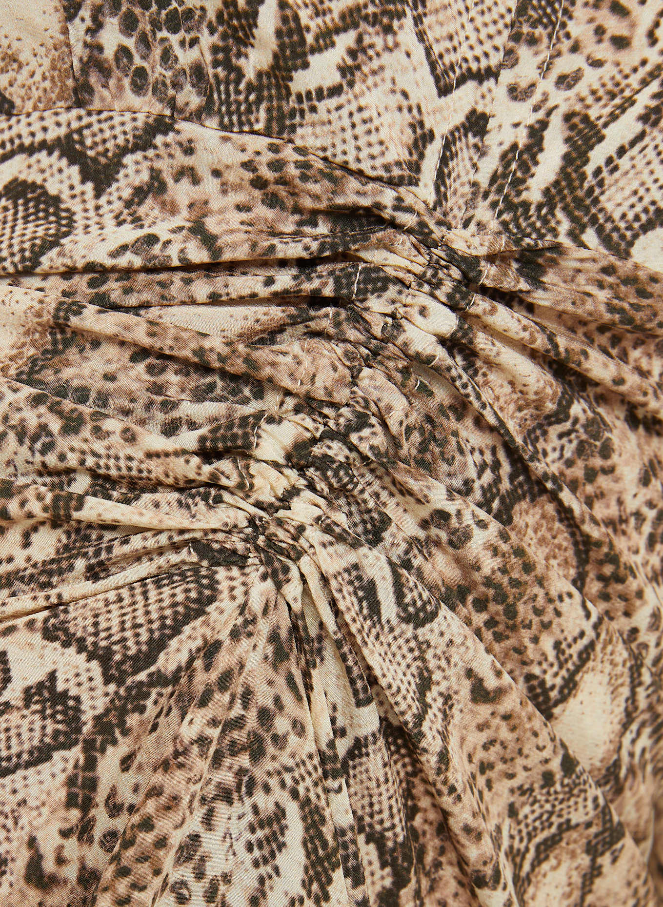 ISABEL MARANT Cocktailkleid ALBINI mit 3/4-Arm: BRAUN/ DUNKELBRAUN/ HELLBRAUN