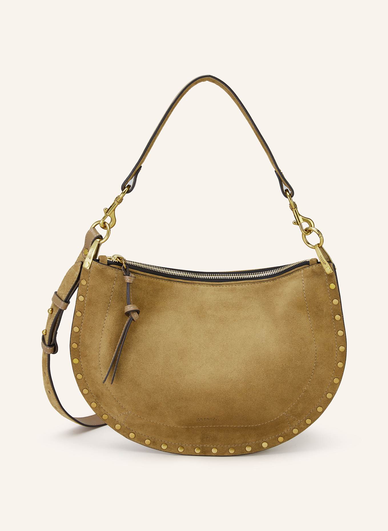ISABEL MARANT Umhängetasche OSKAN mit Nieten, Farbe: TAUPE (Bild 1)