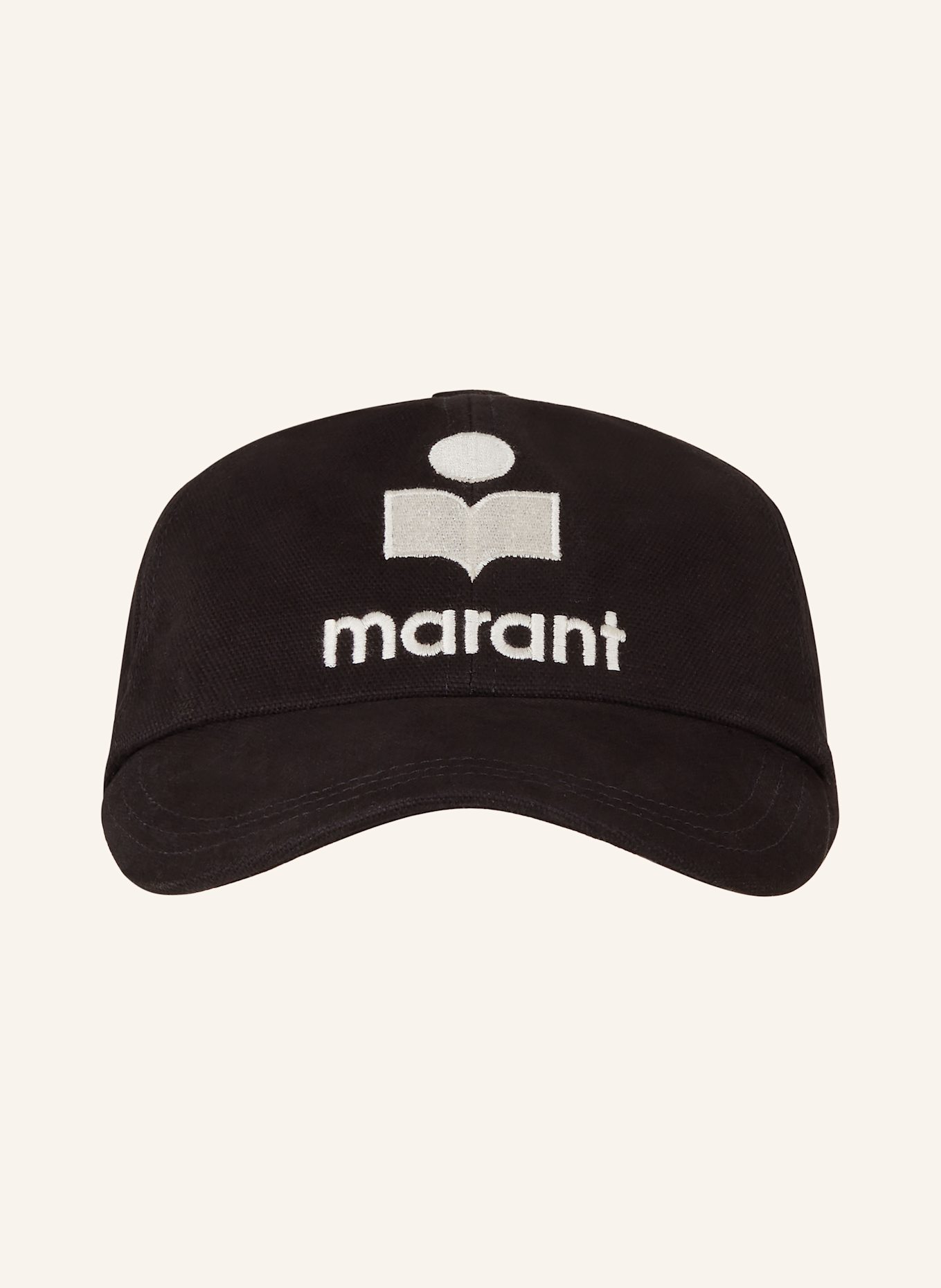 ISABEL MARANT Cap TYRON-GB: SCHWARZ/ ECRU
