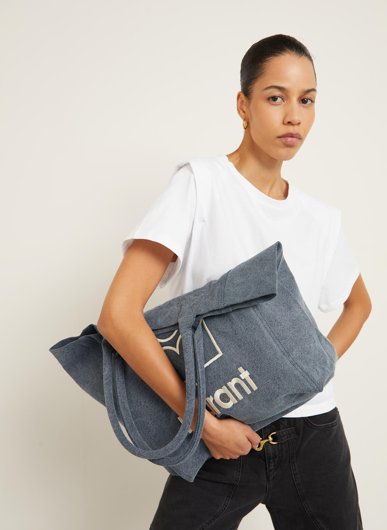 ISABEL MARANT Shopper YENKY SMALL: GRAU