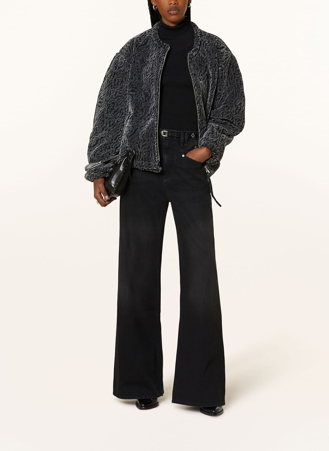 MARANT ÉTOILE Straight jeans Relaxed LEMONY, Farbe: 01BK BLACK (Bild 2)