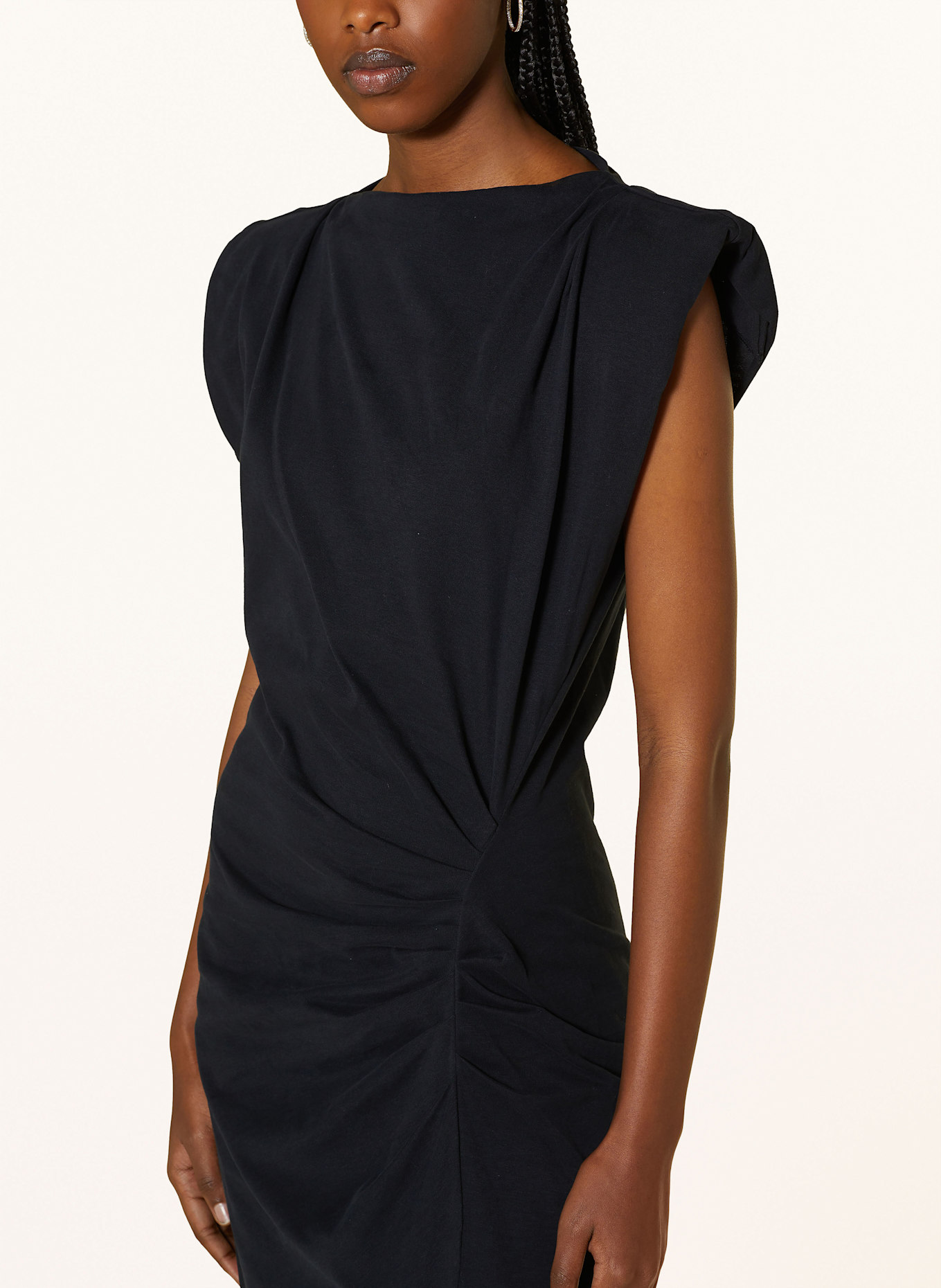 MARANT ÉTOILE Jerseykleid NADELA: SCHWARZ