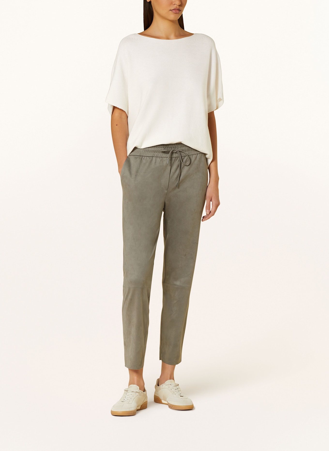 Juvia T-shirt en maille CYNTHIA: ÉCRU