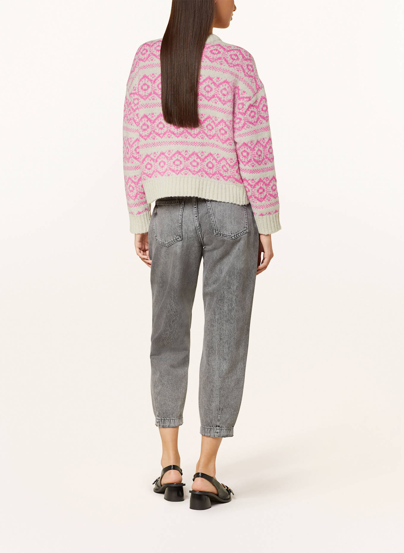 lollys laundry Pullover LOTTIELL: CREME / PINK