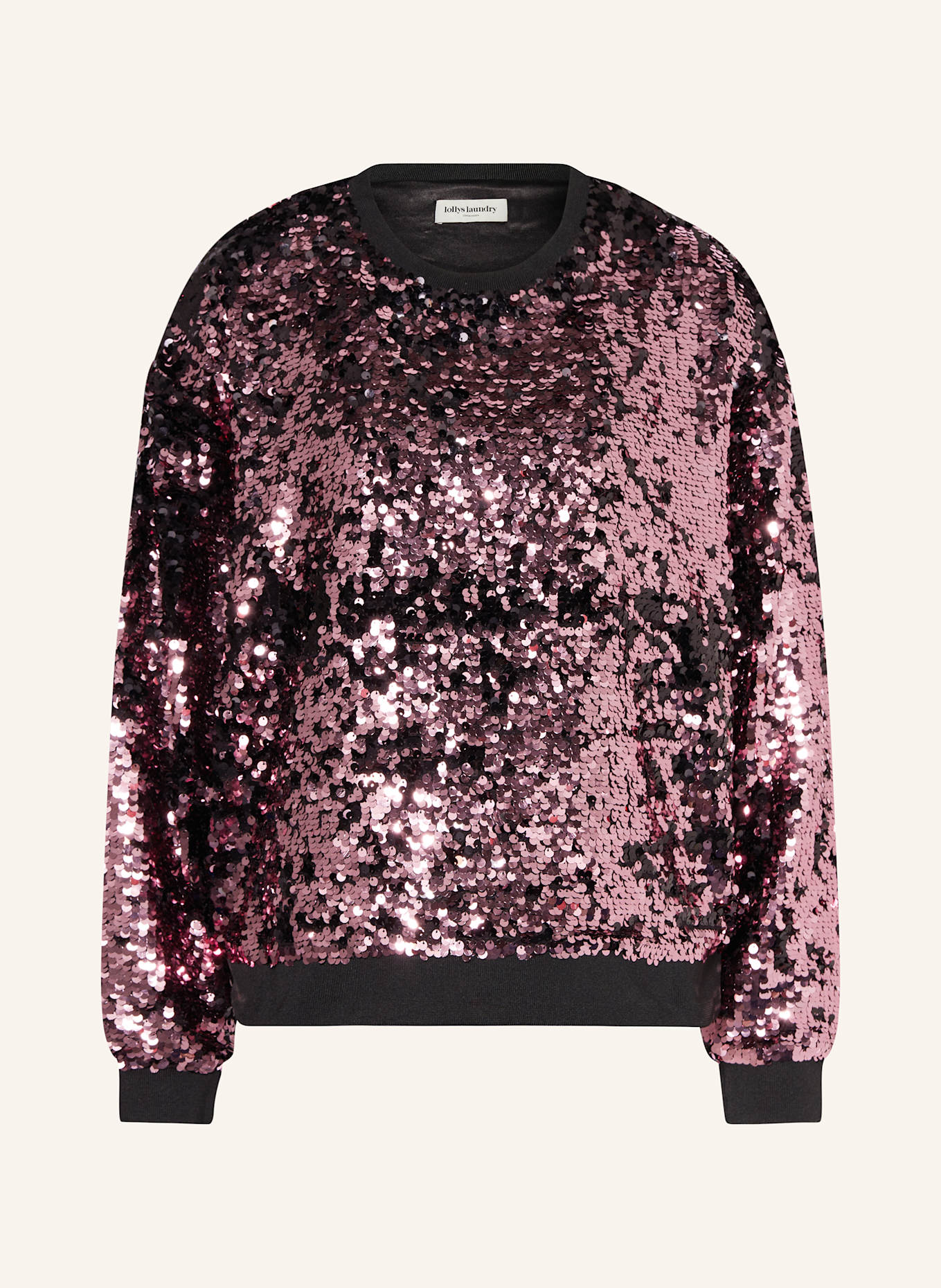 Black sequin sweatshirt deals