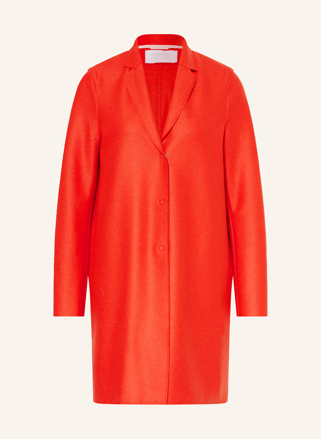 HARRIS WHARF LONDON Wollmantel : ORANGE