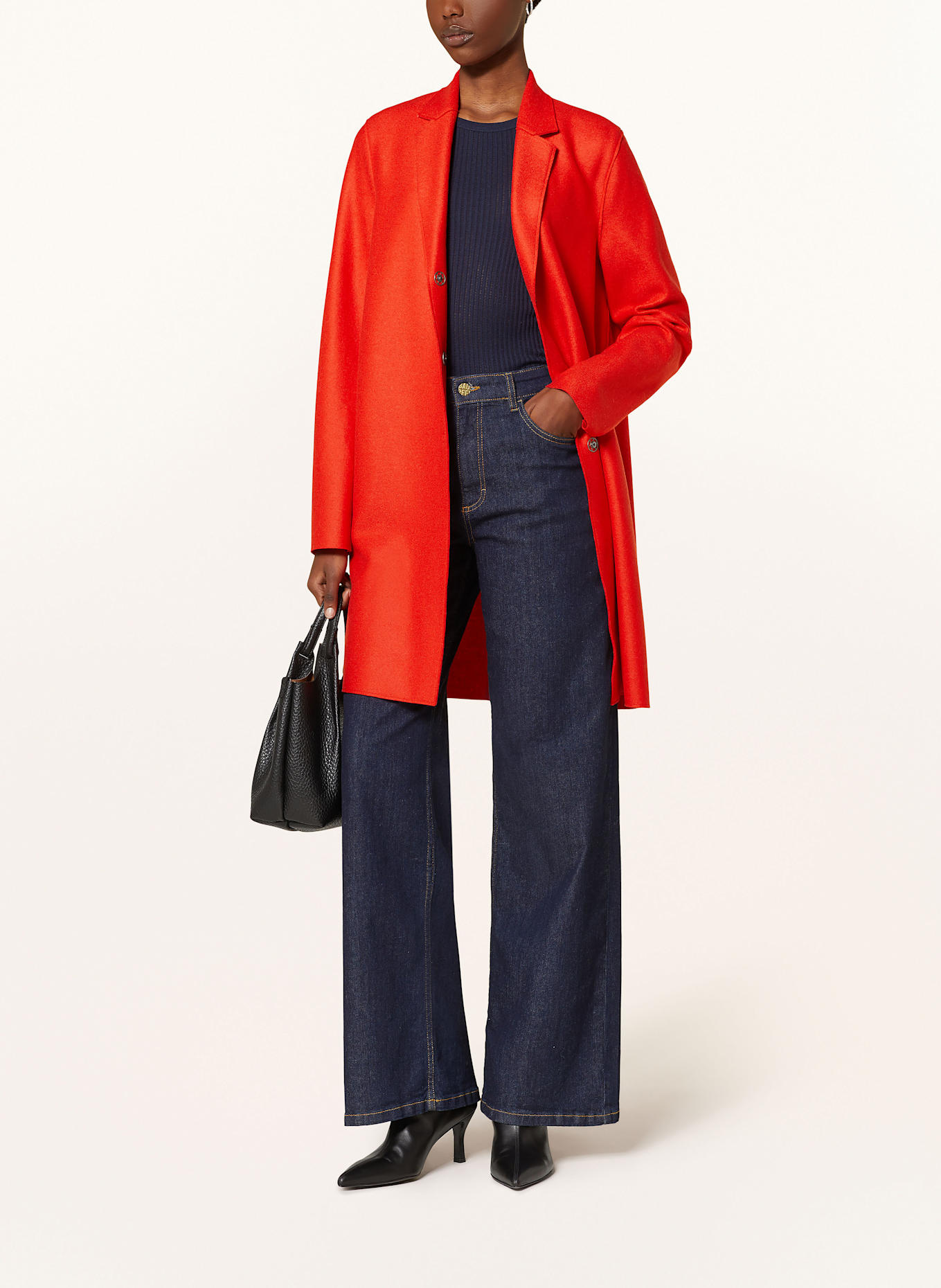 HARRIS WHARF LONDON Wollmantel : ORANGE
