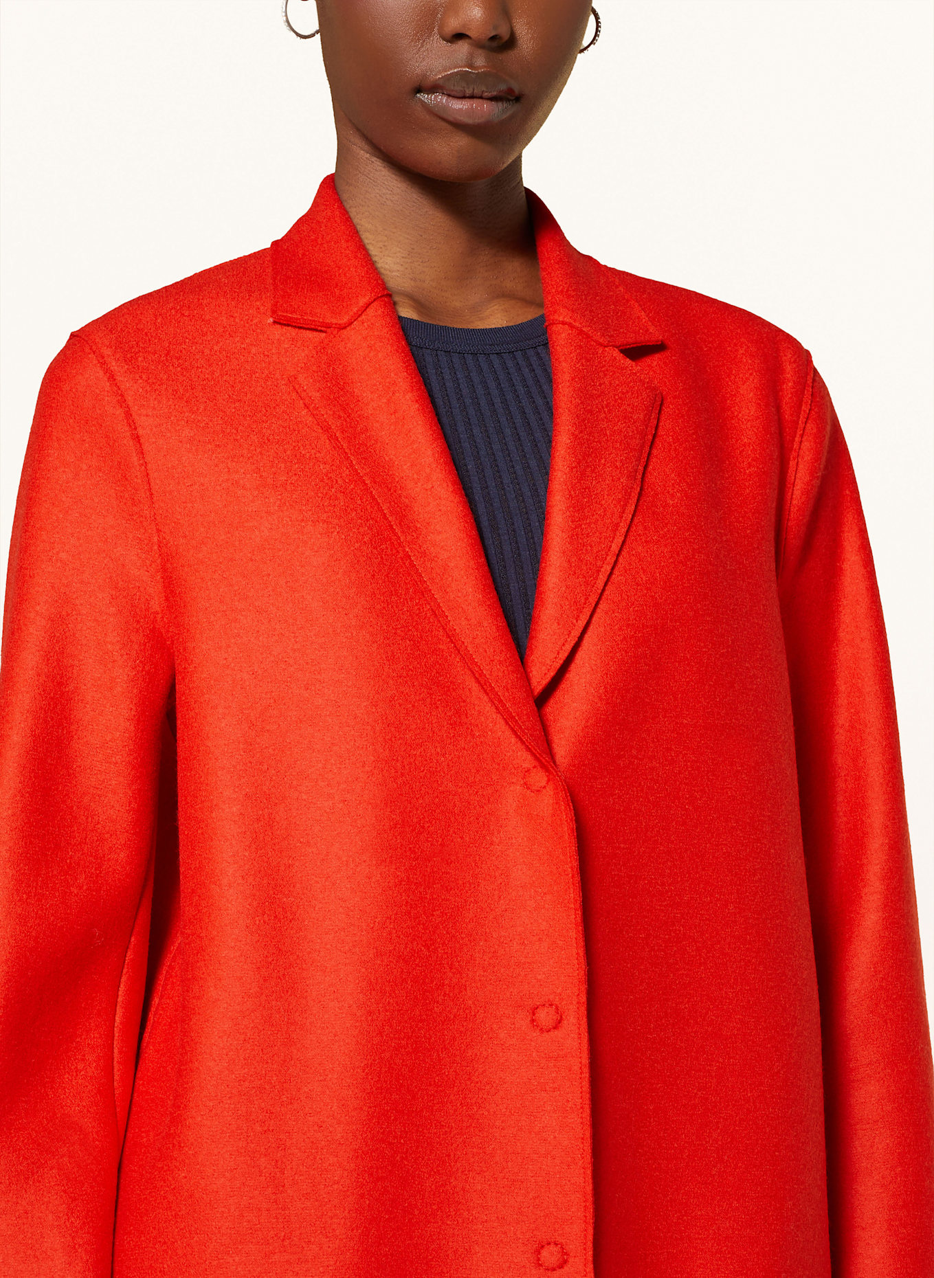 HARRIS WHARF LONDON Wollmantel : ORANGE