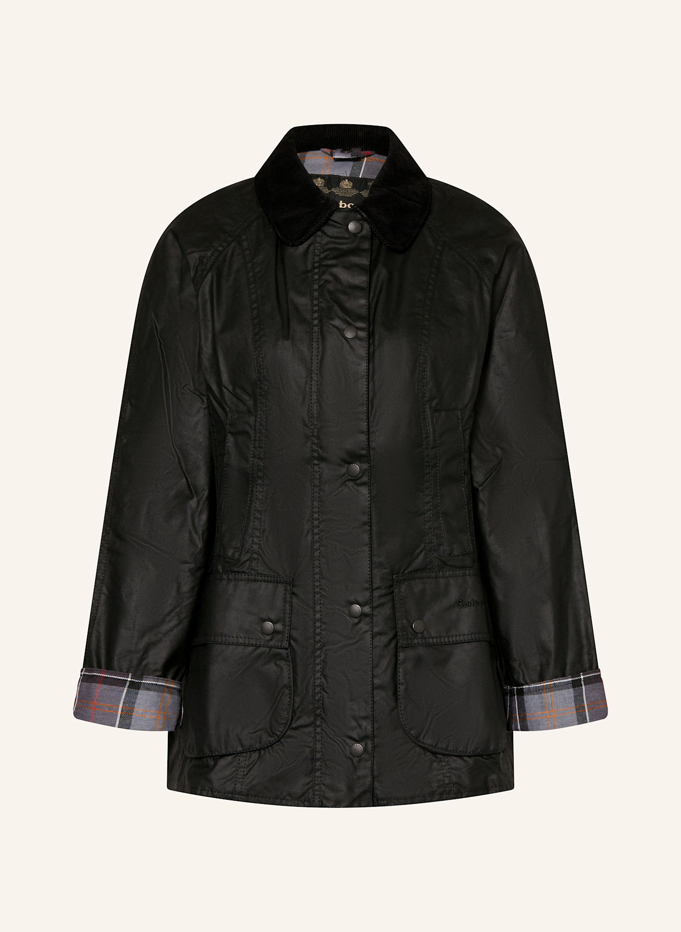 Black barbour jacket ladies deals