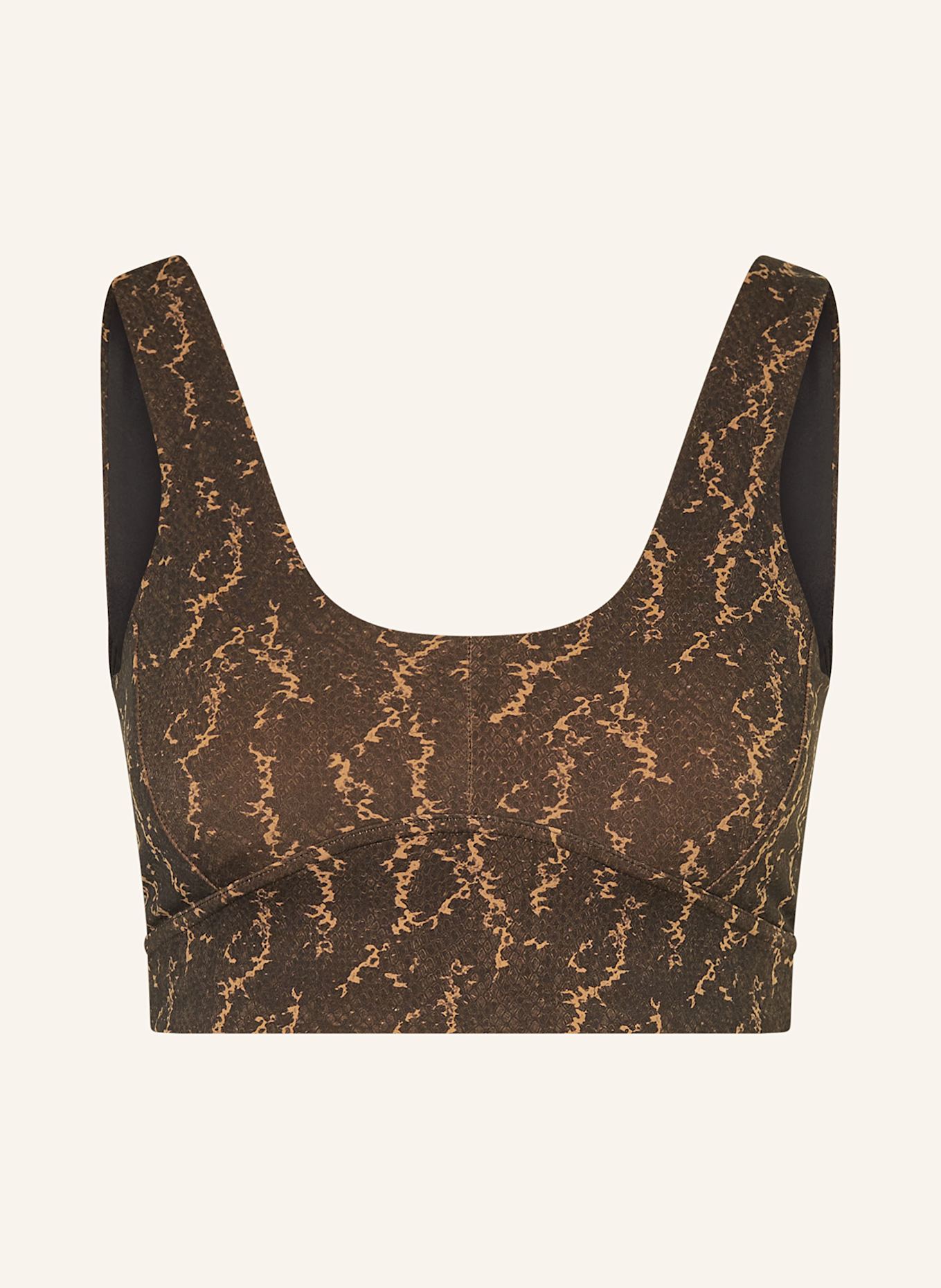 VARLEY Sport-BH FORM ELSIE: DUNKELBRAUN / BEIGE