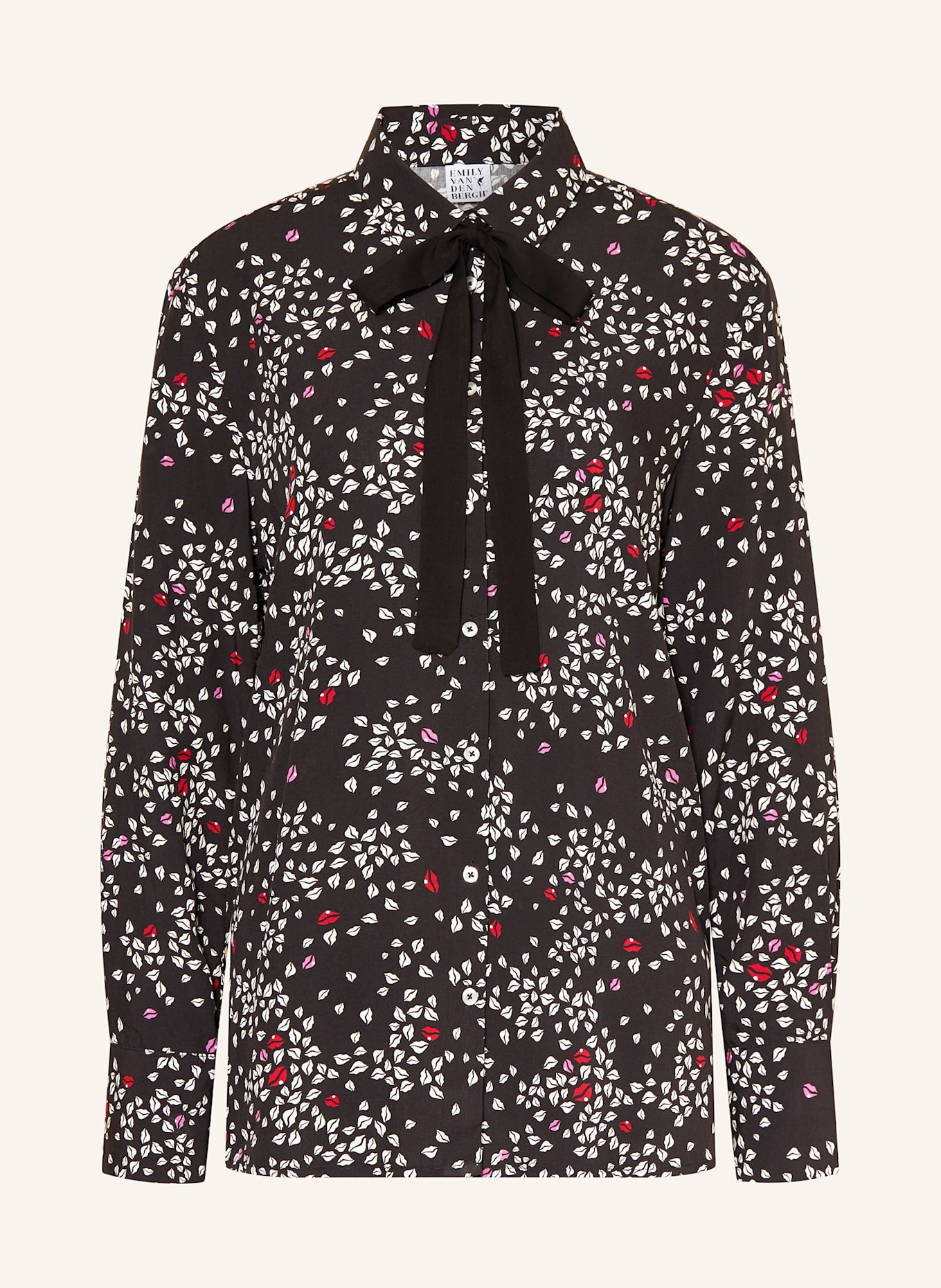 Black dress shirt with red bow tie shop