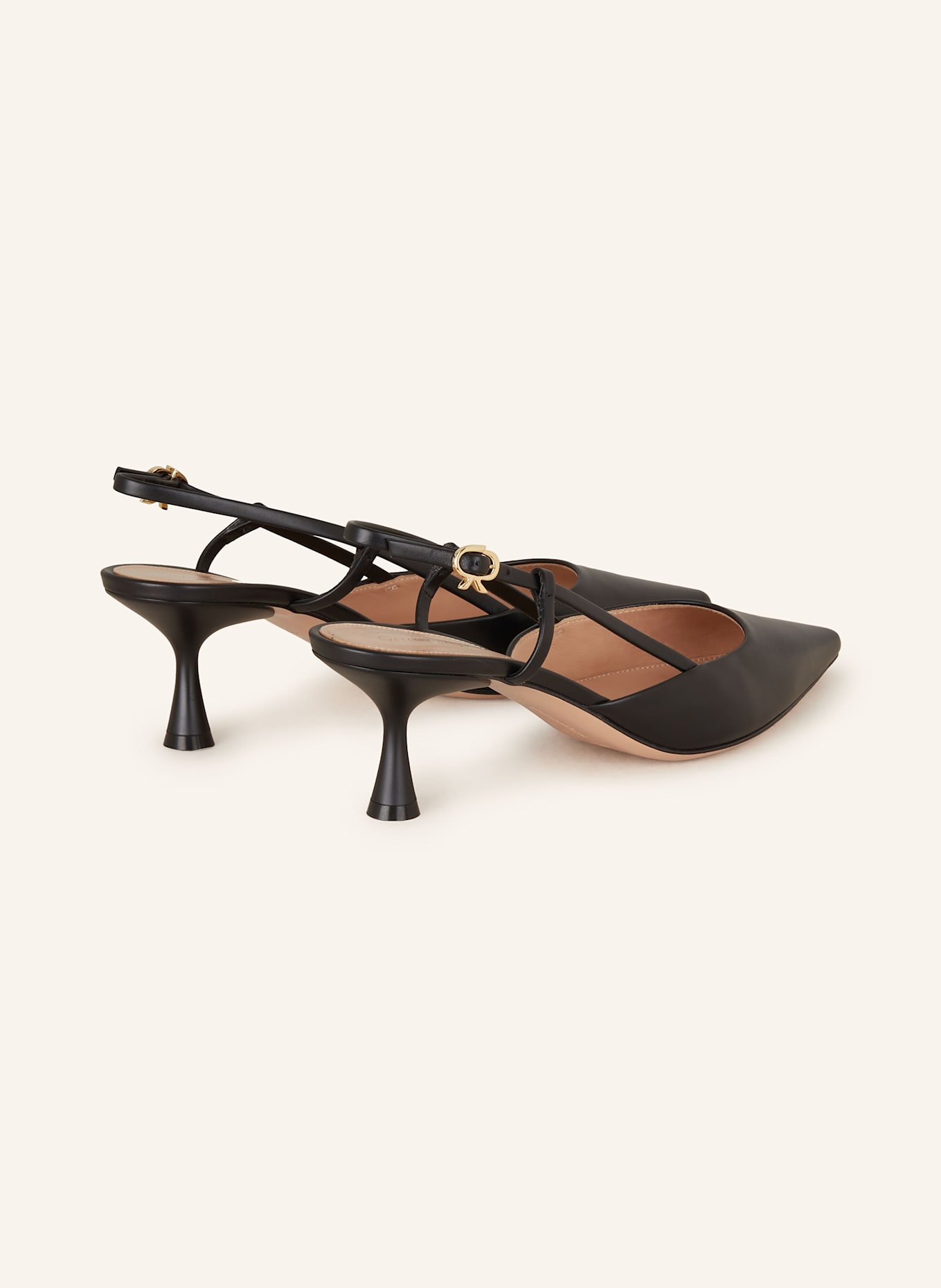 Gianvito Rossi Slingback pumps ASCENT 55 in black