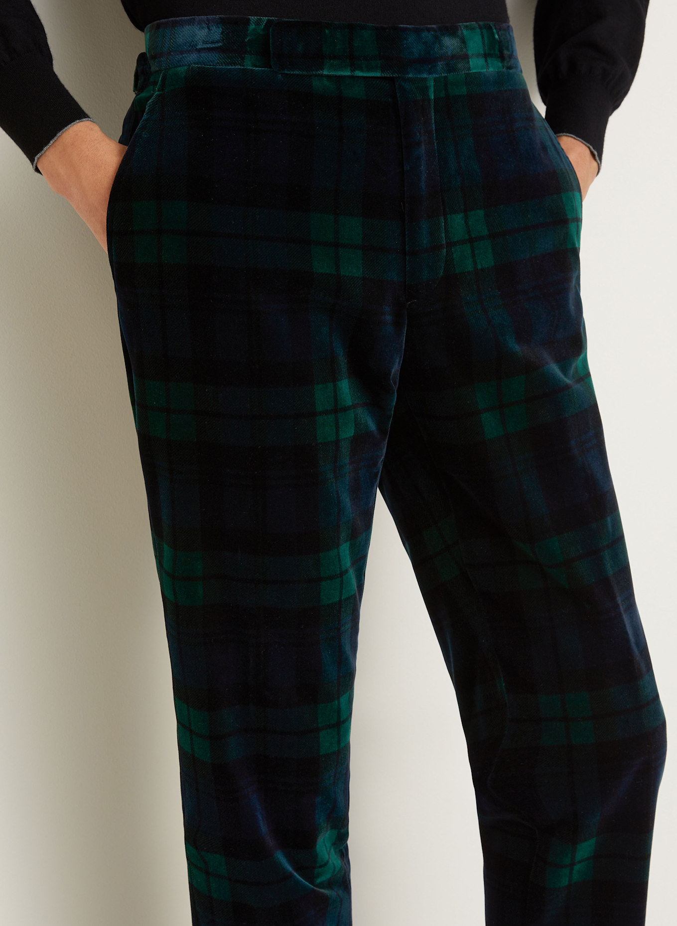 Hose aus Seiden-Gabardine in Schwarz - Ralph Lauren Purple Label | Mytheresa