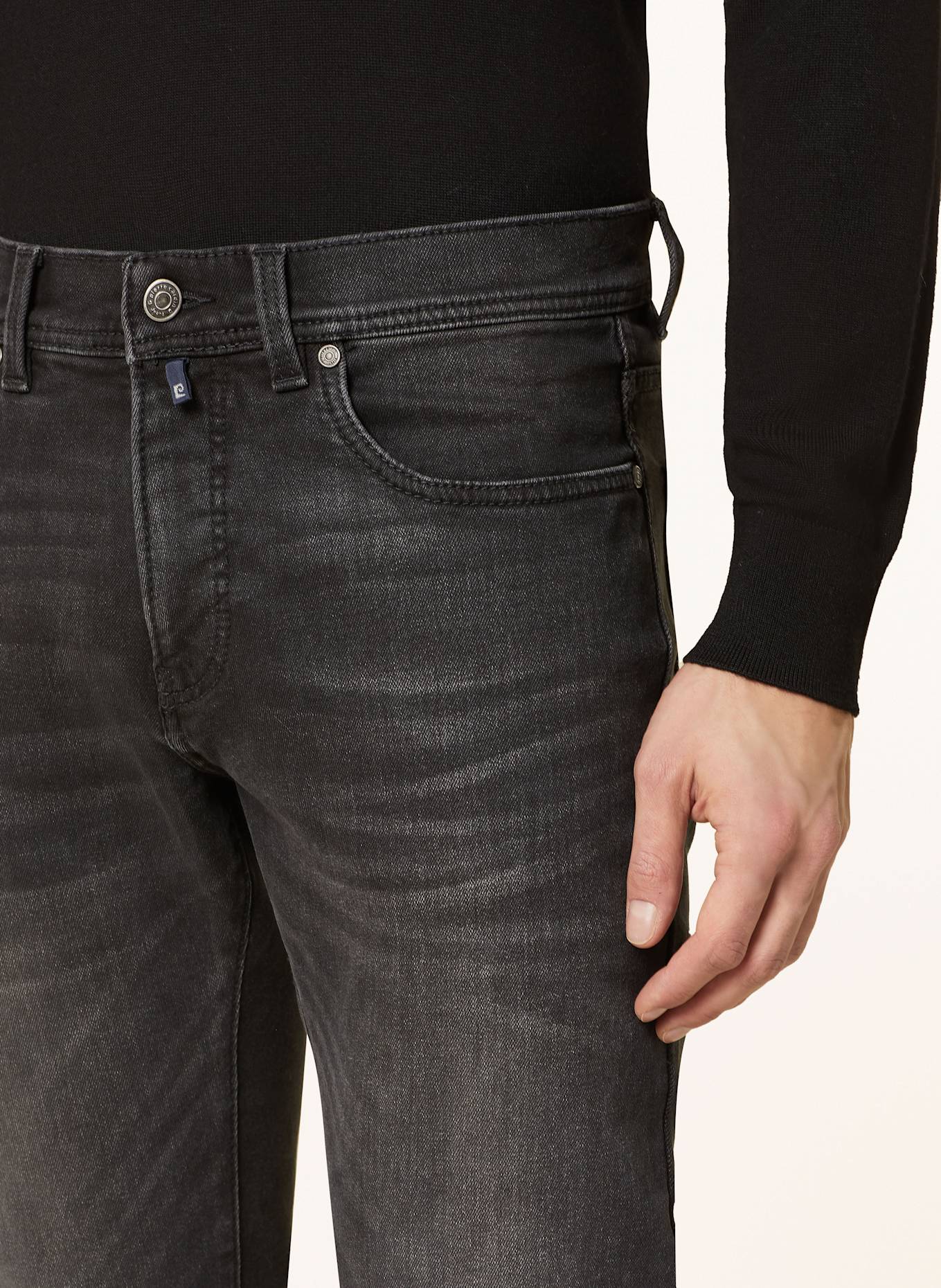 pierre cardin Jeans LYON Tapered Fit: 9844 light grey used buffies