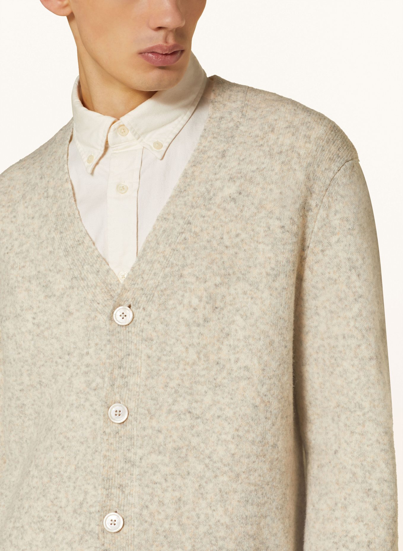 NN.07 JOHN cardigan: CREAM