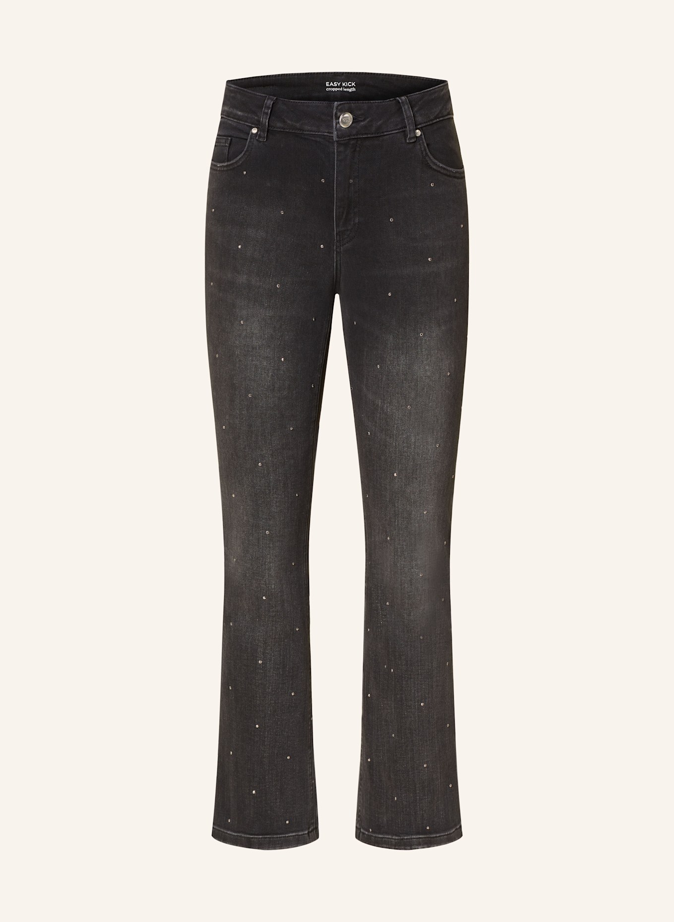 oui Jeans with decorative gems