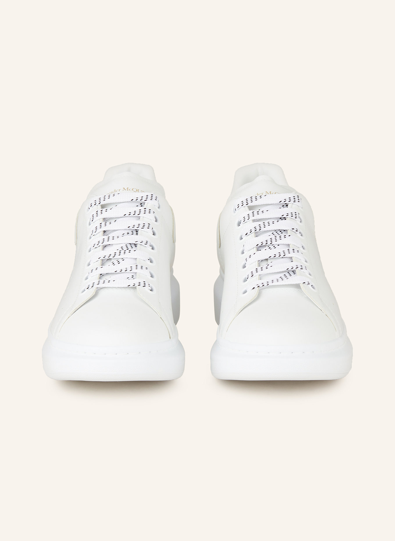 White alexander mcqueen trainers clearance