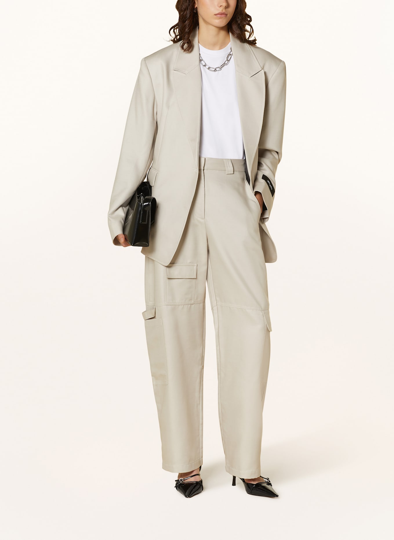 black palms Cargohose BAOLA: HELLGRAU