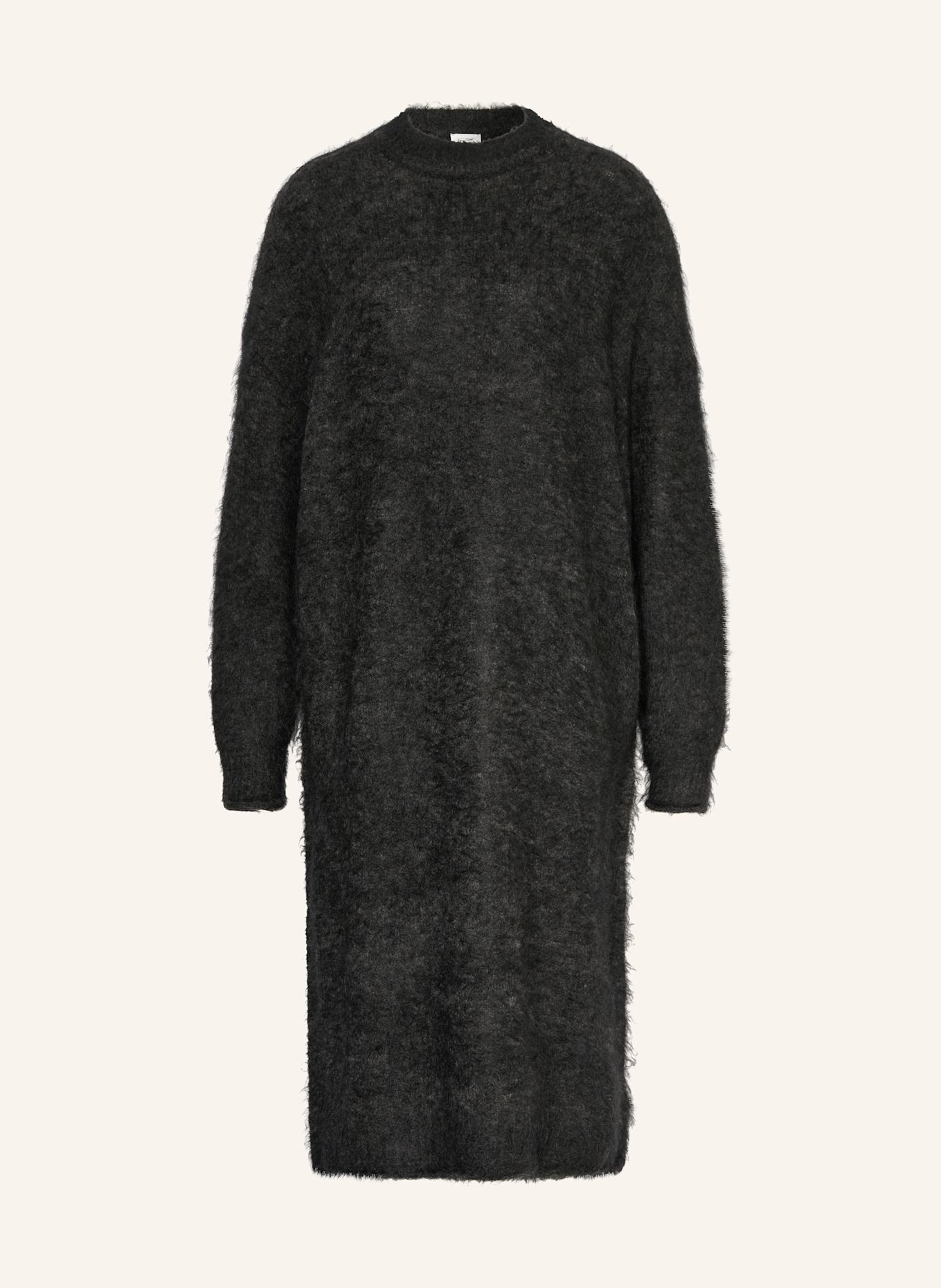 American Vintage Strickkleid NUNY mit Alpaka: SCHWARZ