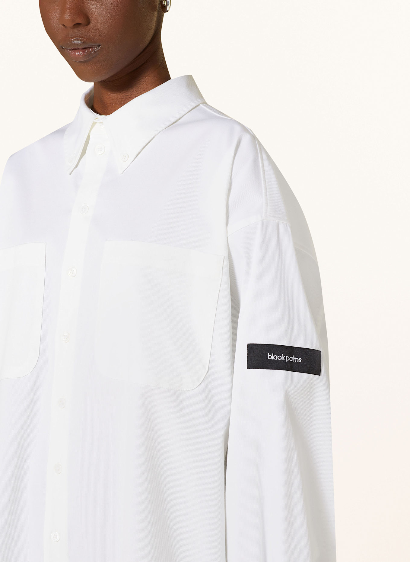 black palms Hemdbluse ABEL: CREME