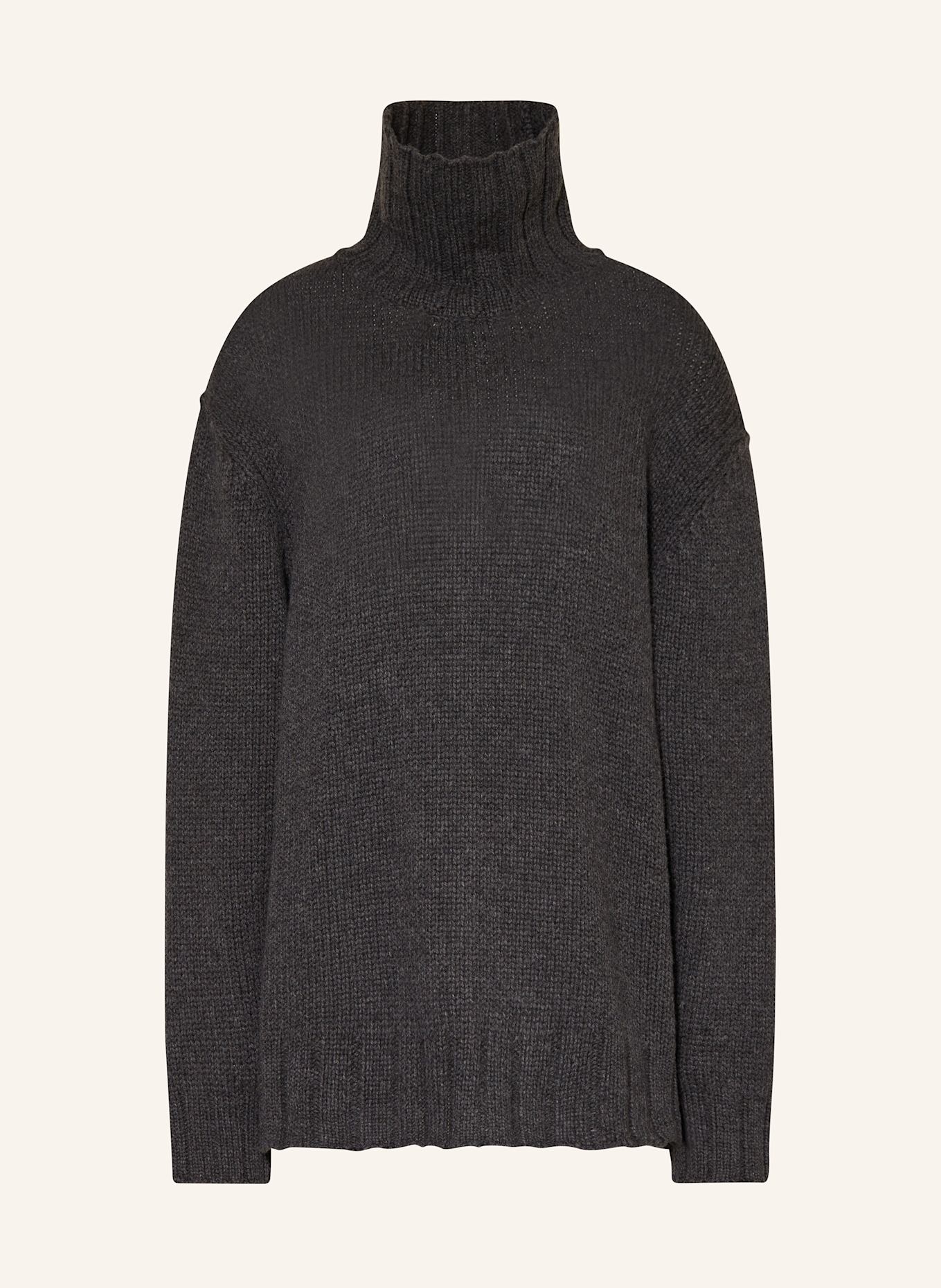 black palms Rollkragenpullover KIKI: DUNKELGRAU