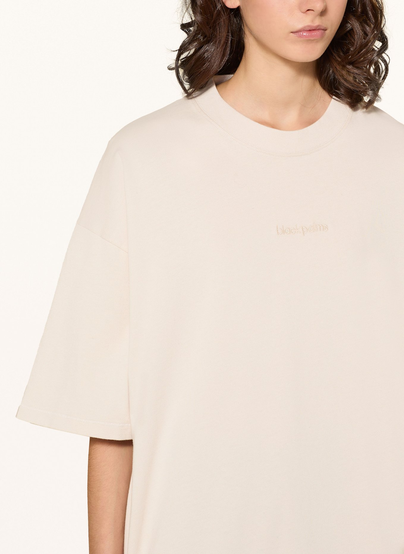 black palms T-shirt: LIGHT GRAY