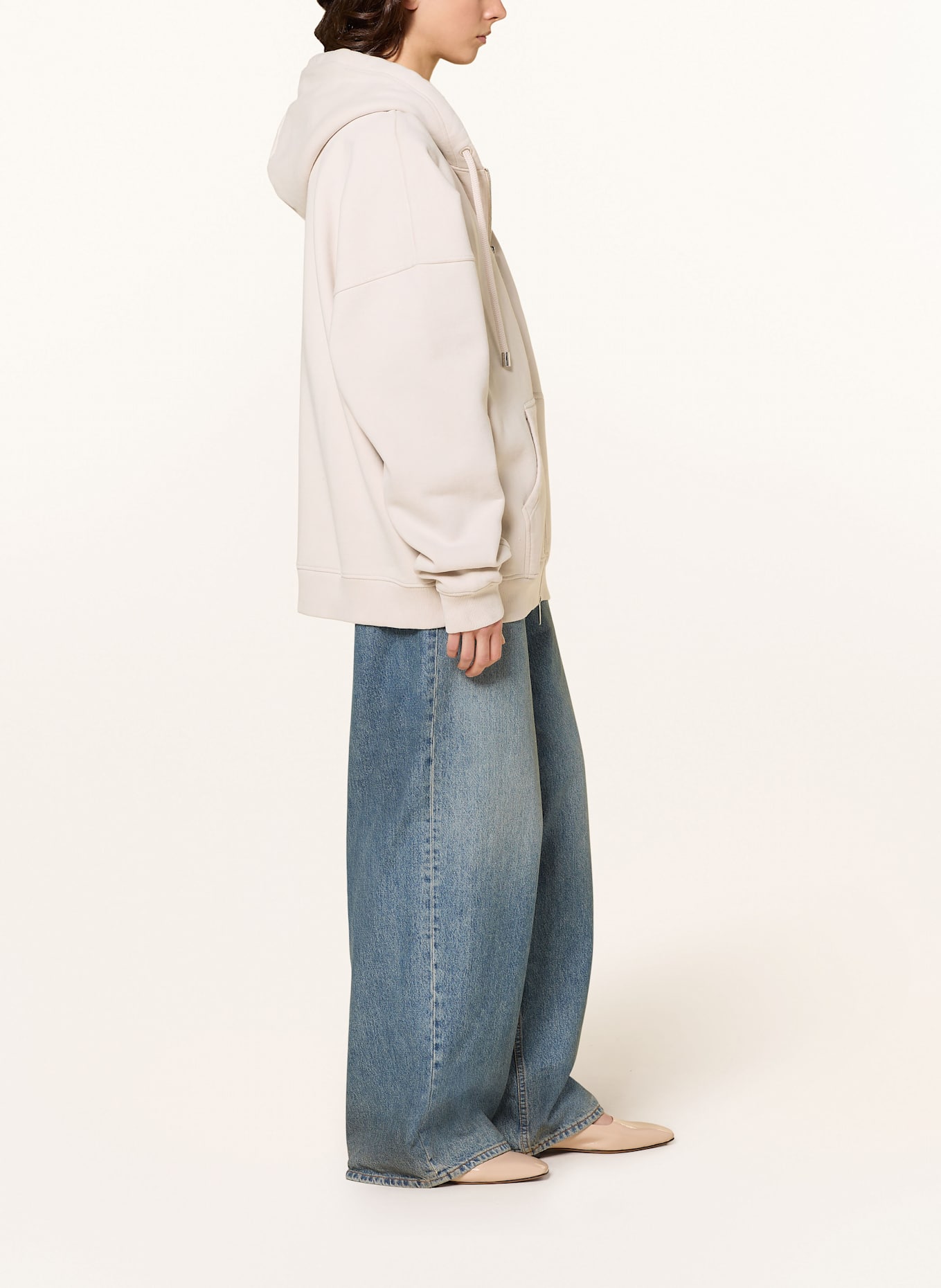 black palms HONEY 2.0 sweat jacket, Color: LIGHT GRAY (Image 4)