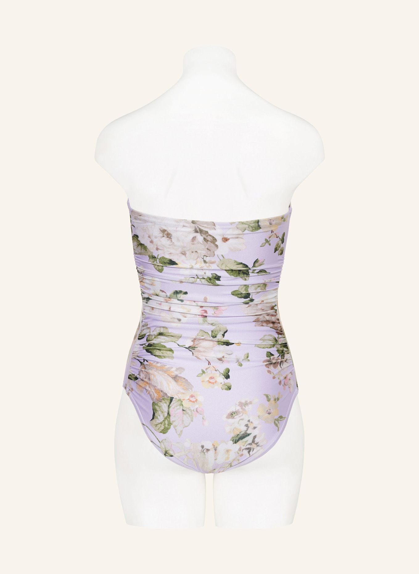 ZIMMERMANN ACACIA halter neck swimsuit in light purple