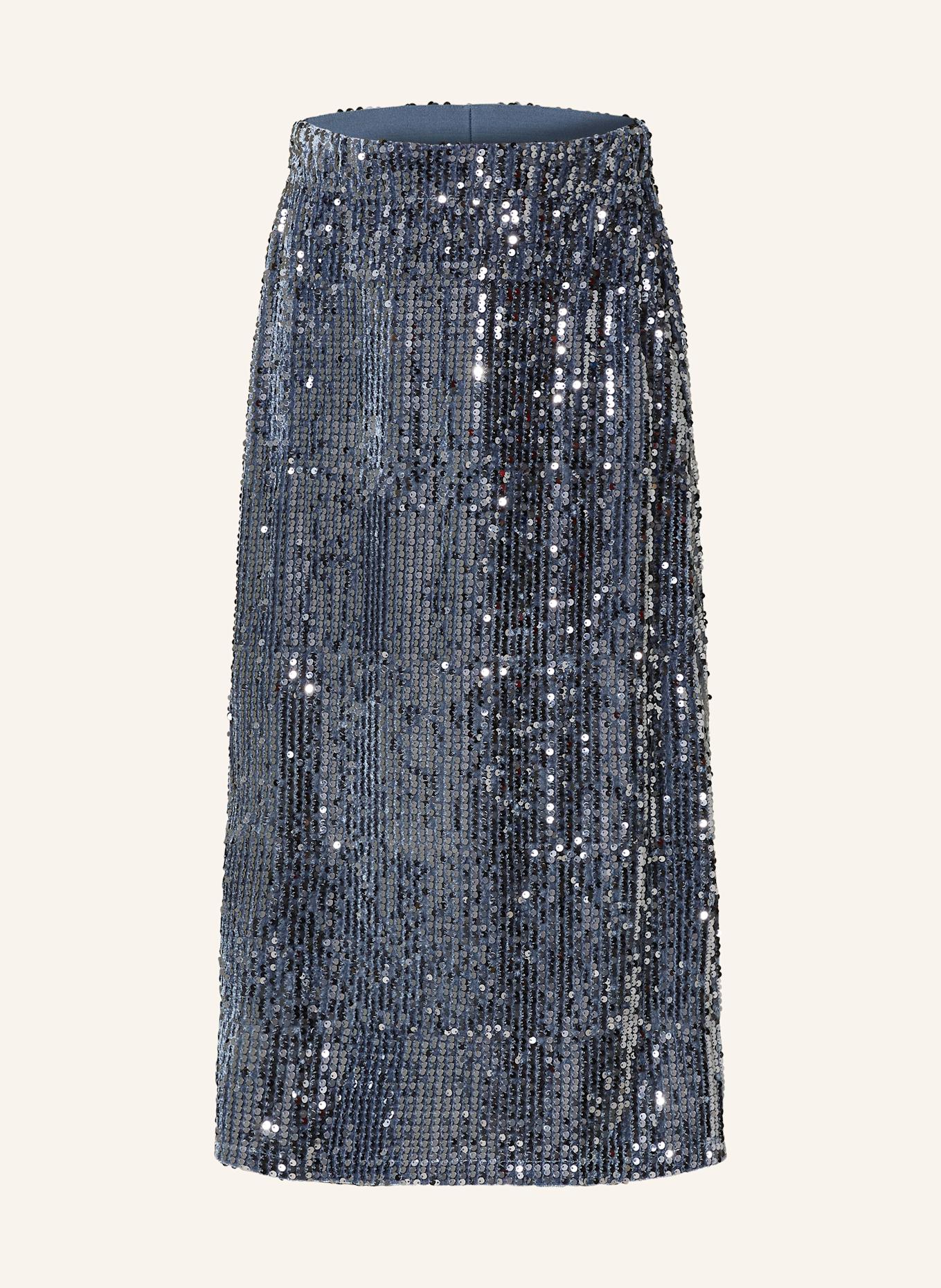Smith & Soul Skirt with sequins: BLUE GRAY