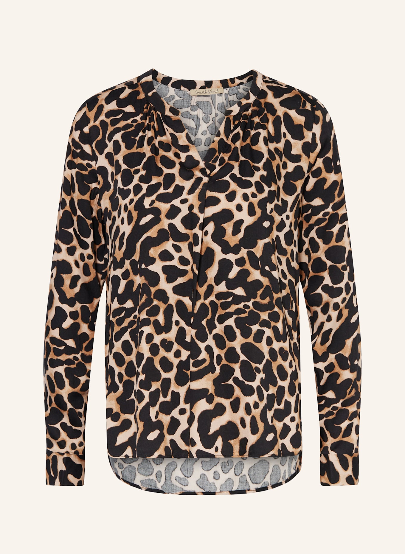 Smith & Soul NEW VINCE blouse shirt: BLACK / BROWN / NUDE