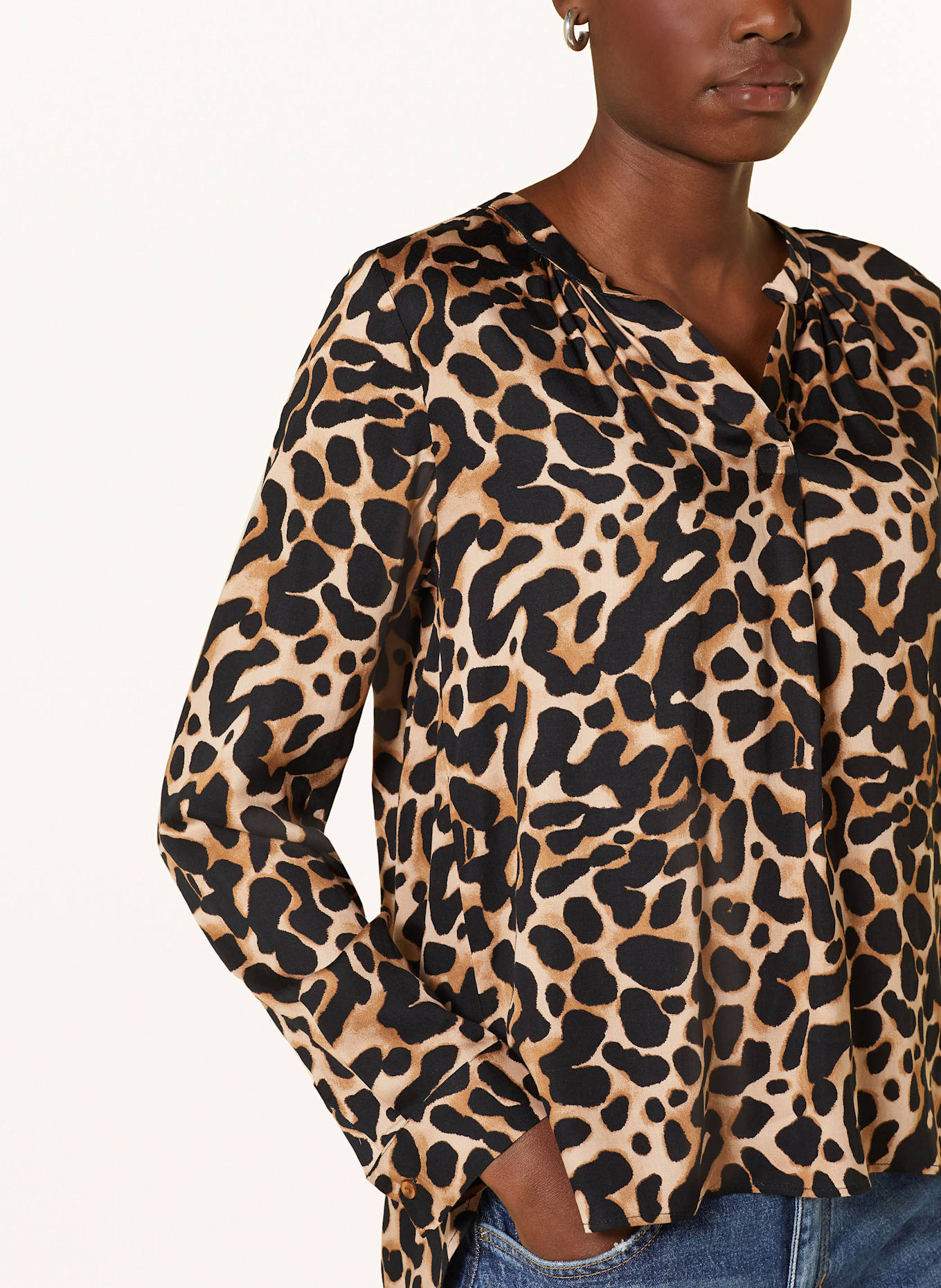 Smith & Soul NEW VINCE blouse shirt: BLACK / BROWN / NUDE