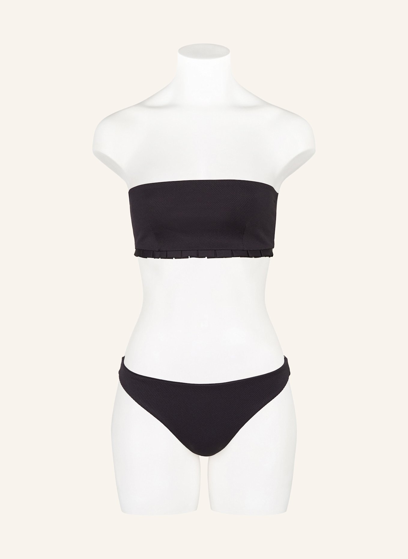 MYMARINI Bandeau Bikini Top TOP NO. 2 mit UV Schutz in schwarz
