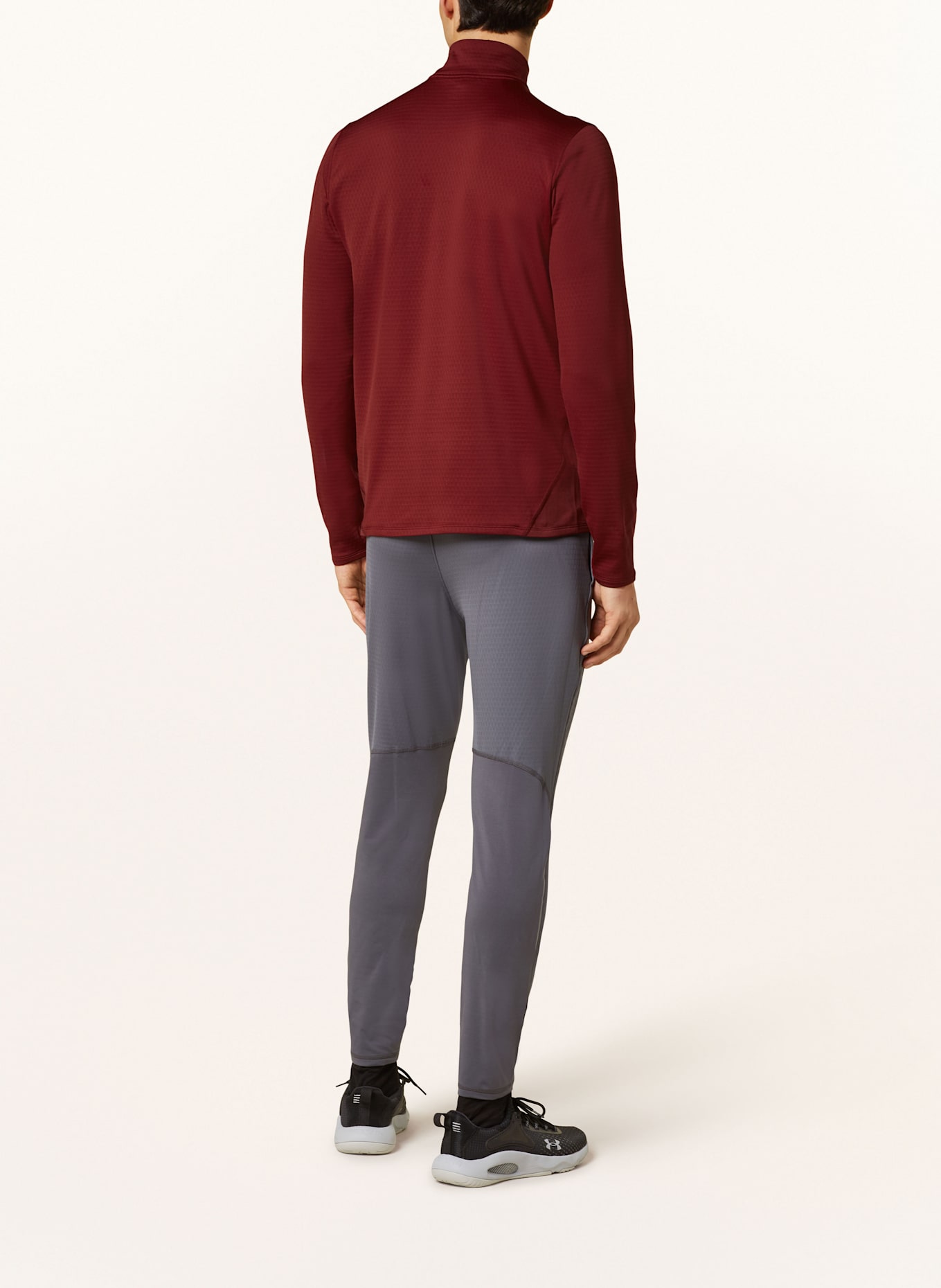 UNDER ARMOUR Long sleeve shirt UA VANISH in dark red