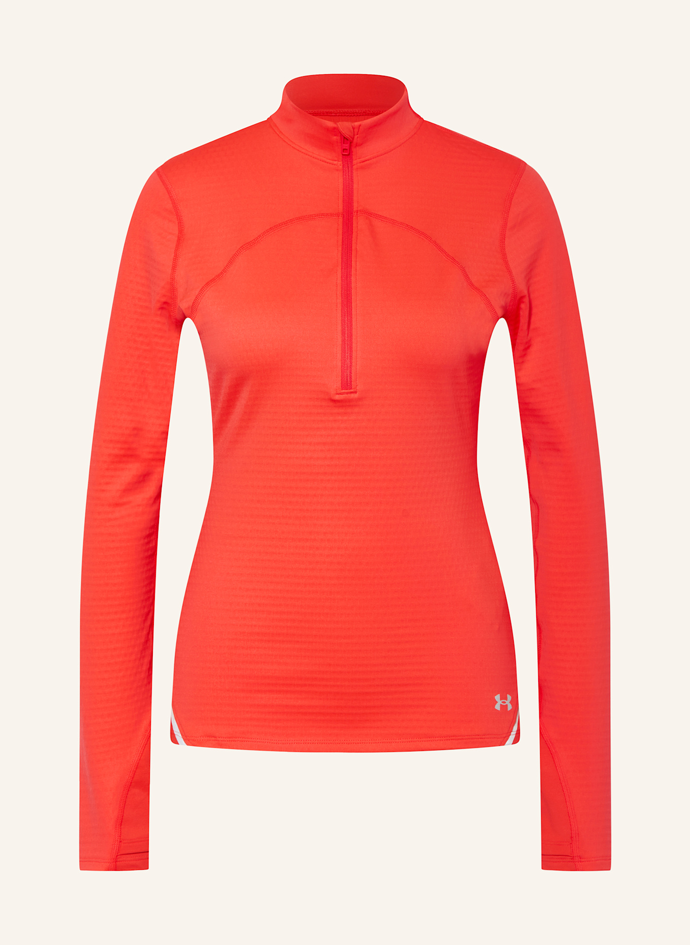 Under armour red long sleeve discount