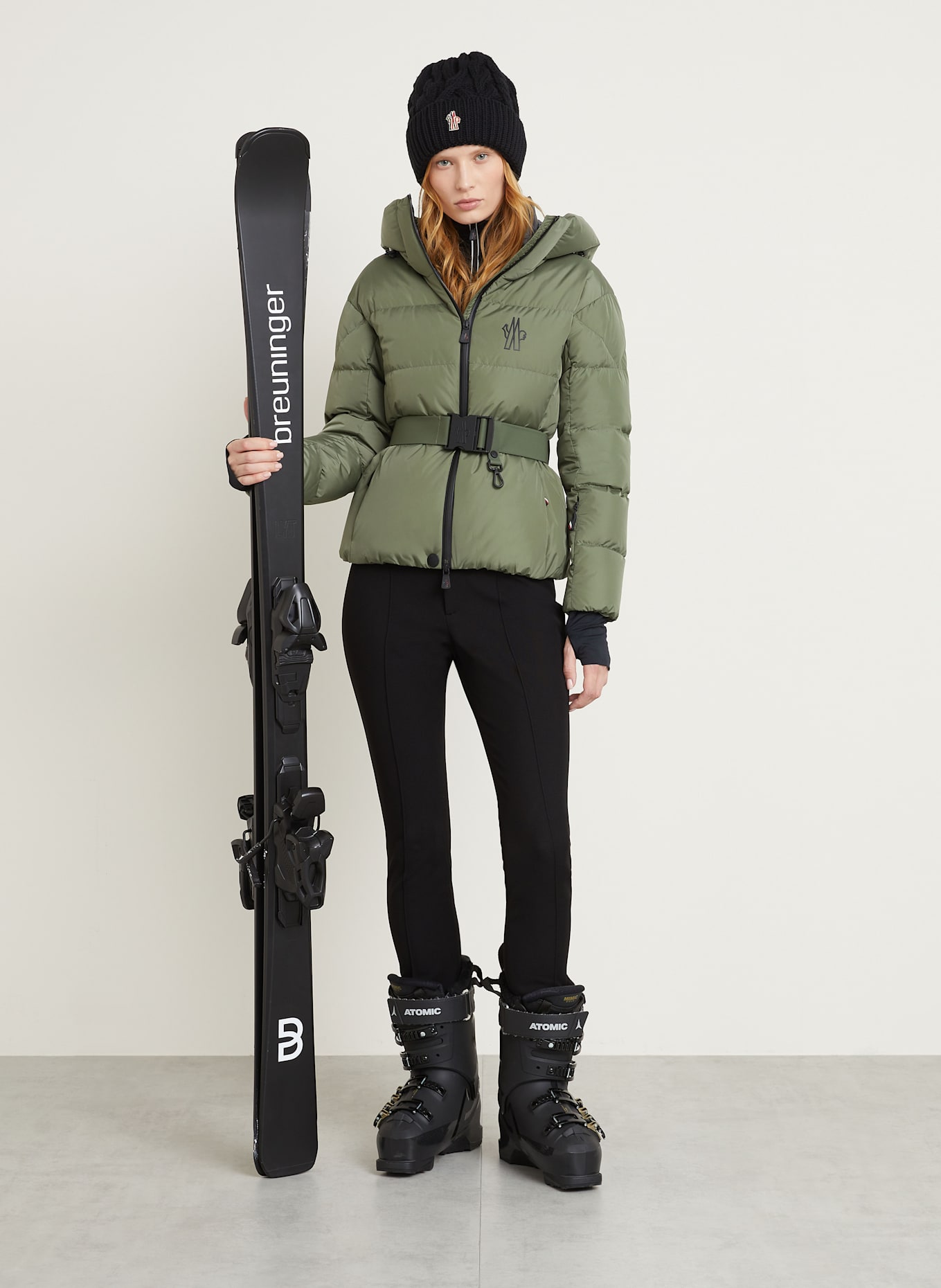 【MONCLER】GRENOBLE BOUQUETIN DOWN JACKET MONCLER GRENOBLE Bouquetin belted quilted down ski jacket