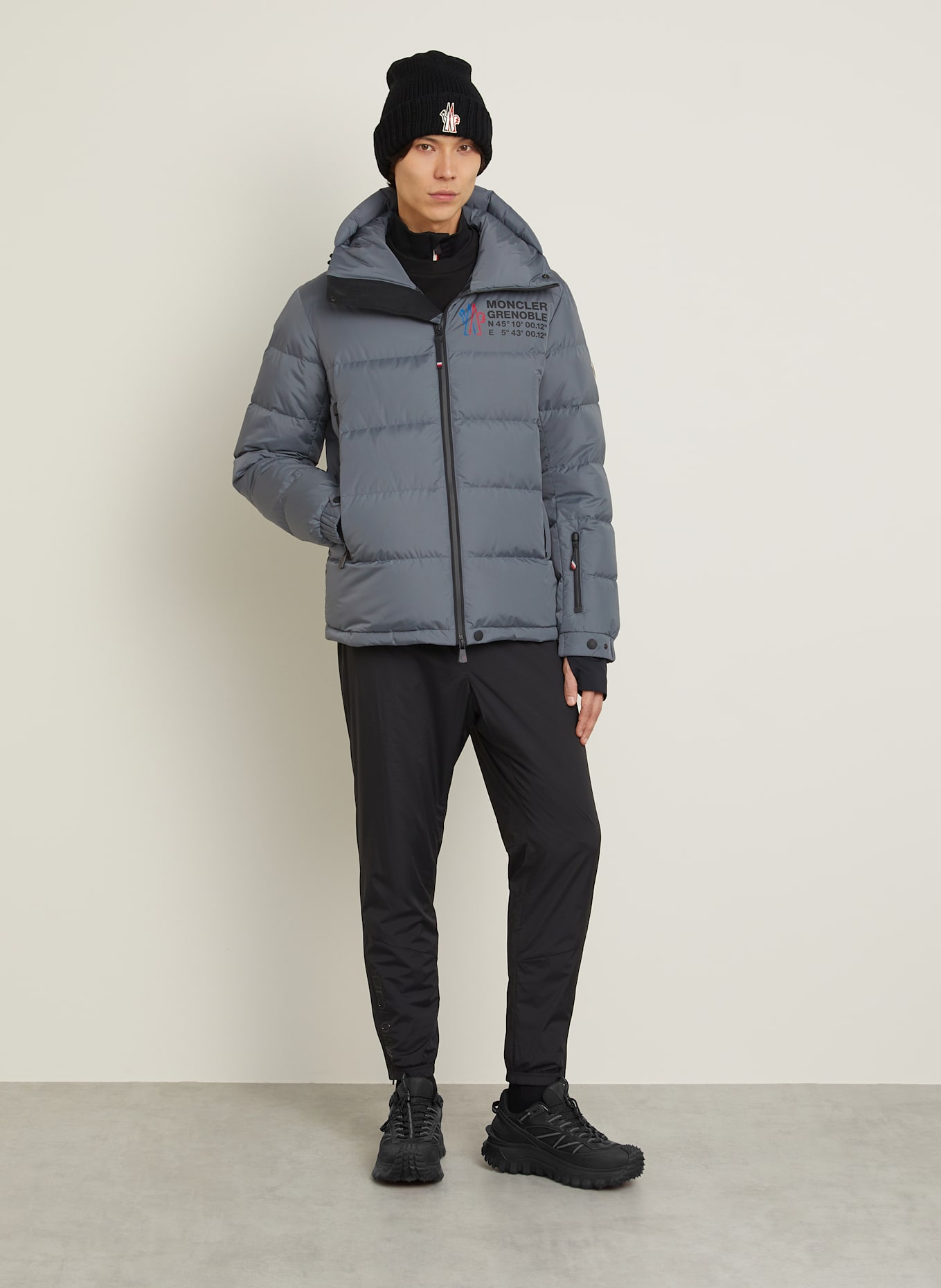 MONCLER GRENOBLE Down jacket ISORNO in gray