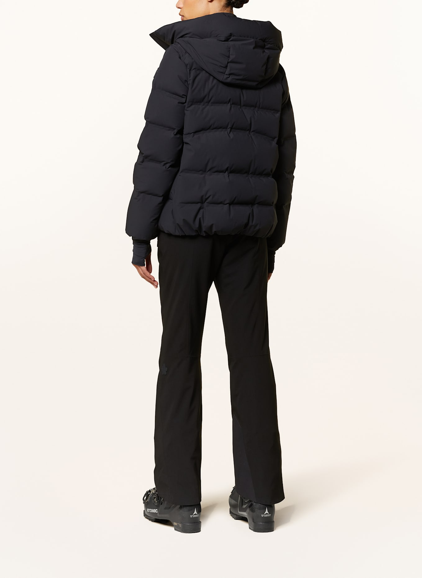 MONCLER GRENOBLE Daunen-Skijacke SUISSES: SCHWARZ