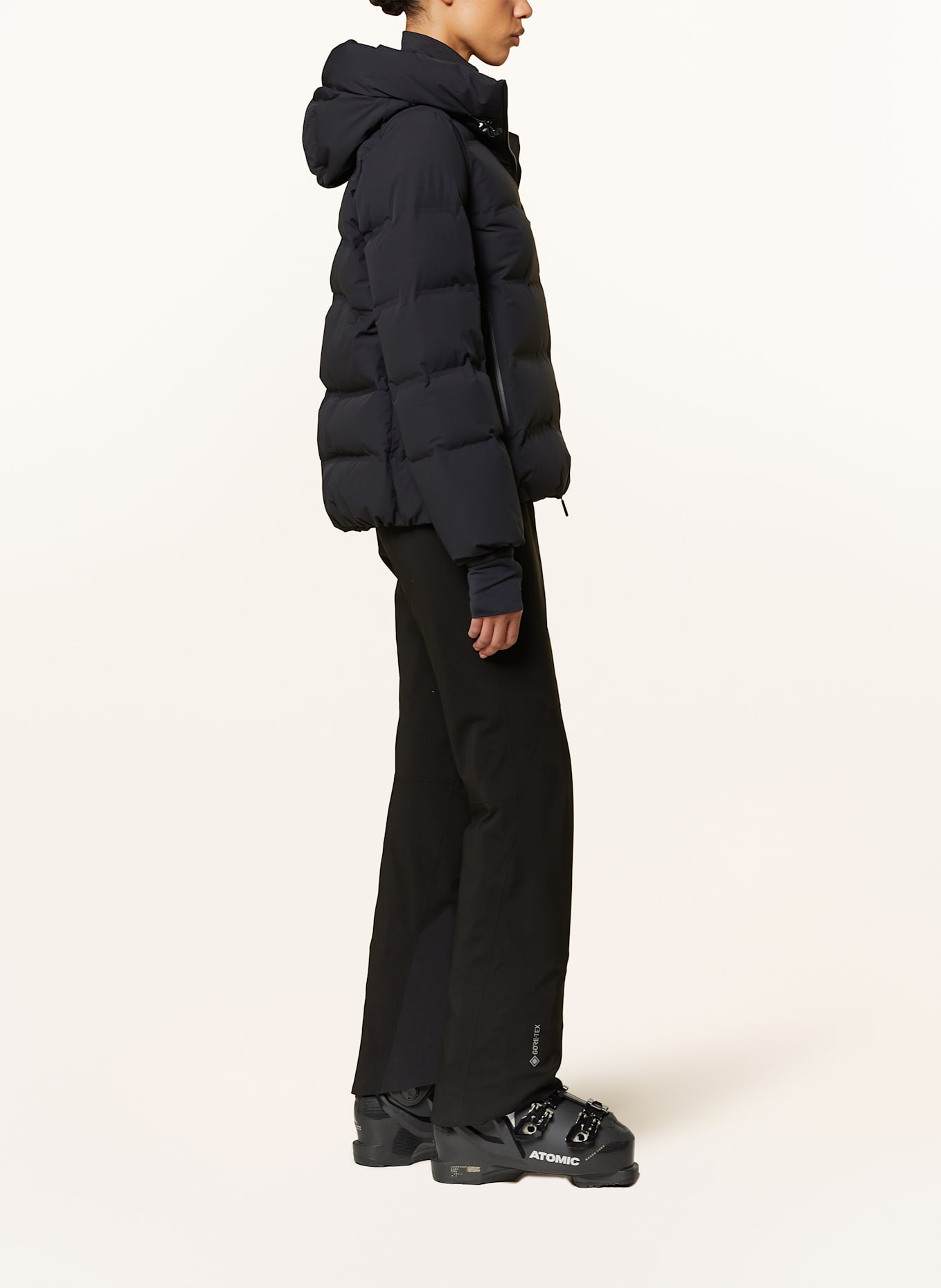 MONCLER GRENOBLE Daunen-Skijacke SUISSES: SCHWARZ