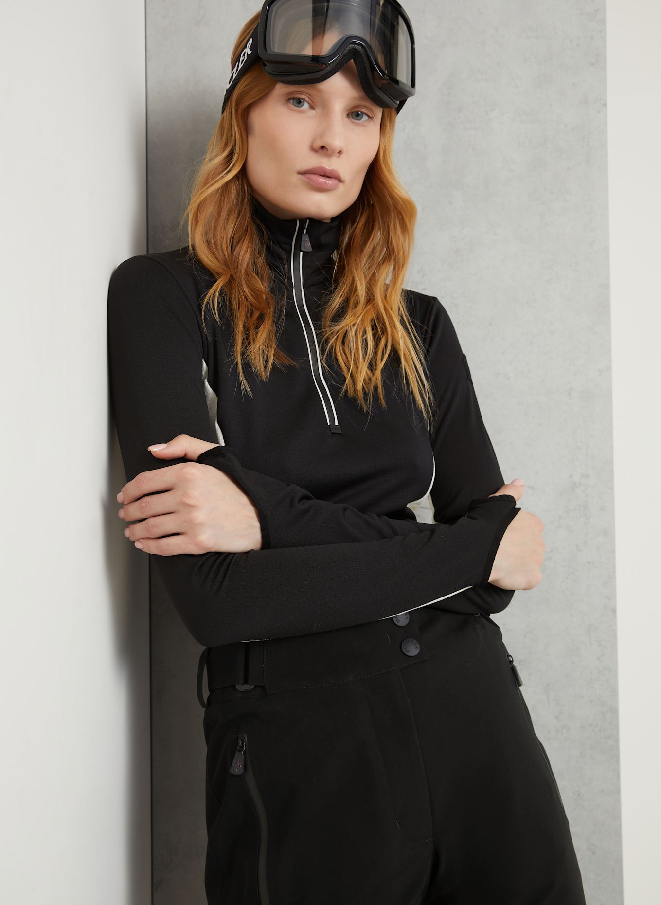 MONCLER GRENOBLE Midlayer: SCHWARZ / WEISS