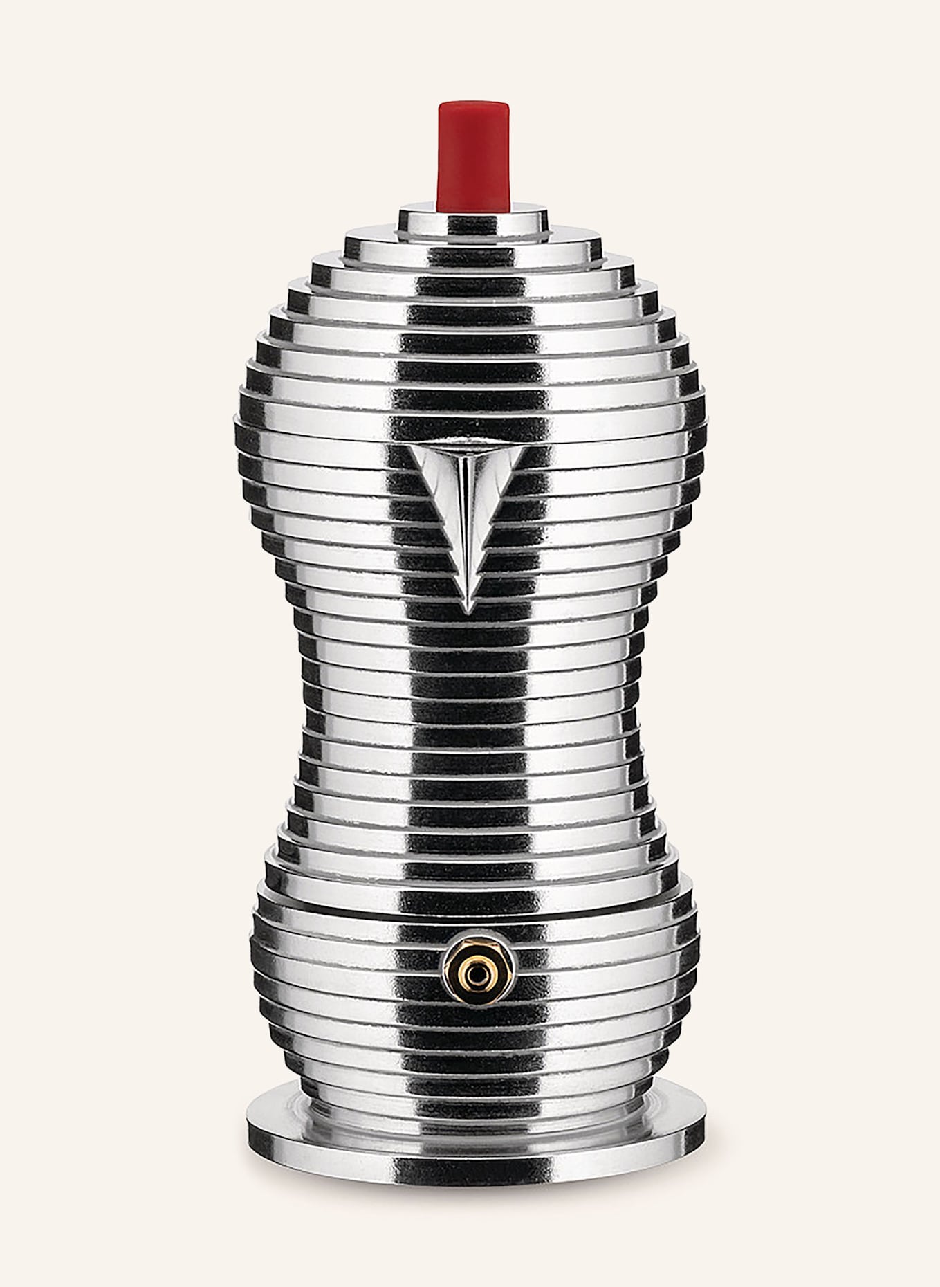 ALESSI Espressokocher PULCINA: SILBER