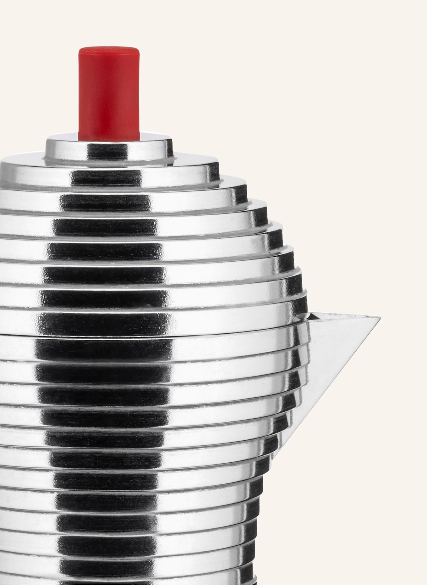 ALESSI Espressokocher PULCINA: SILBER