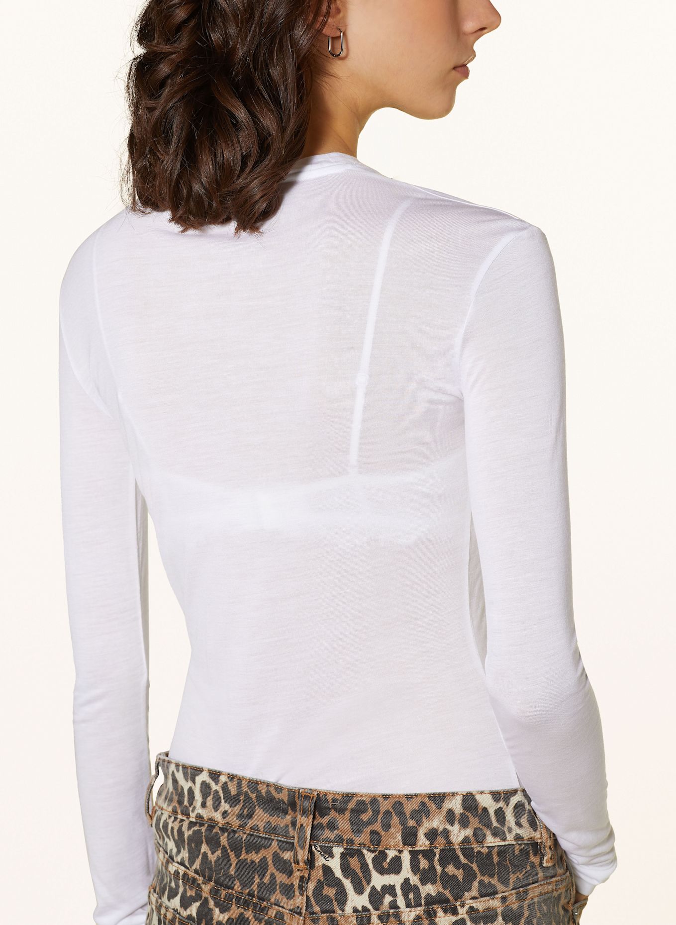 OH APRIL Long sleeve shirt WILLOW: WHITE