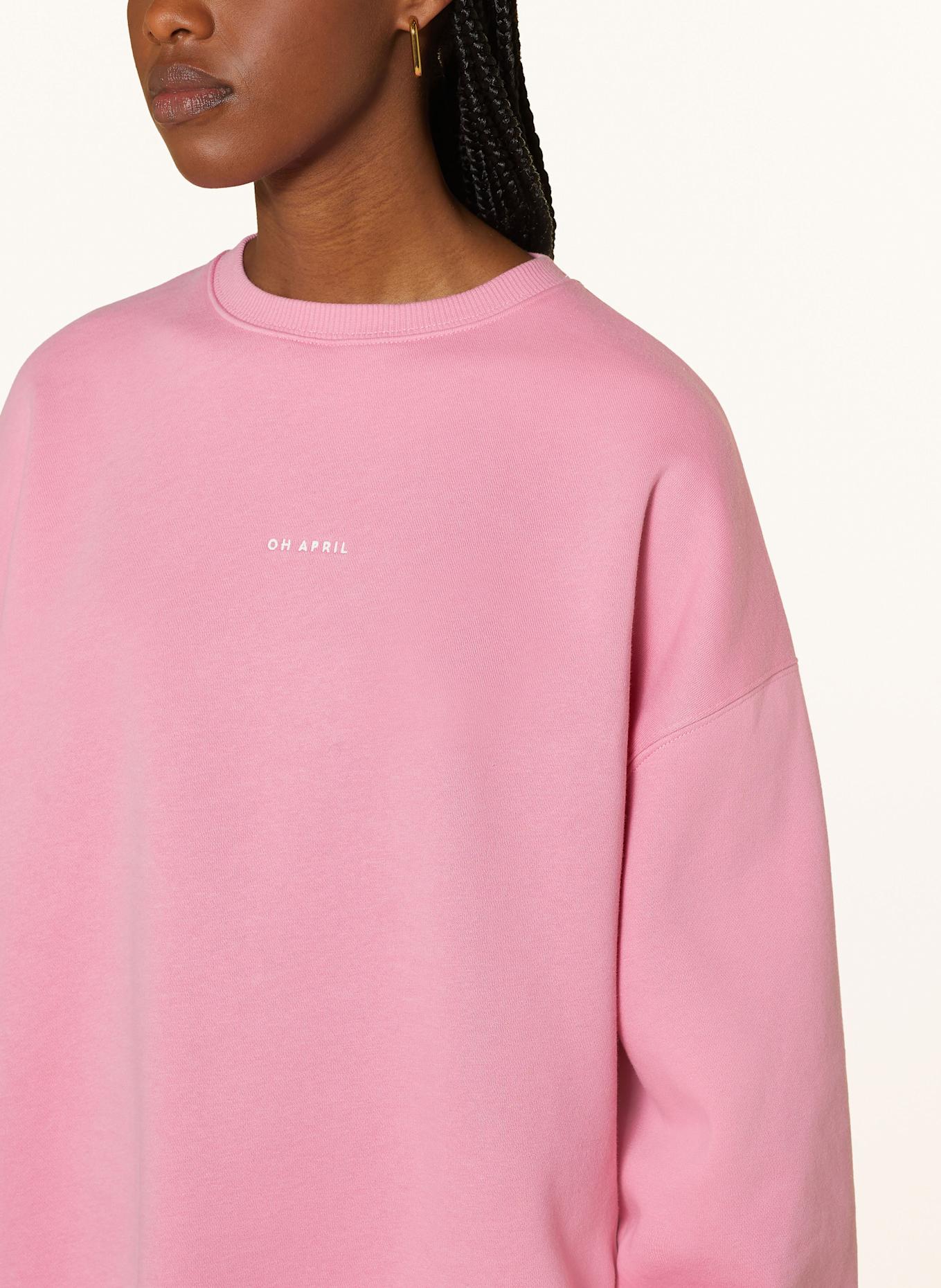 Oversize Pullover Pink Pigalle Pullover Damen Oversize Pullover Pullover  Mit Herzen Damen 40 42 44 46 48 50