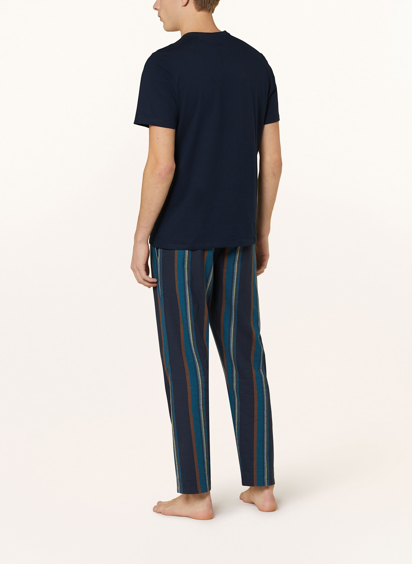 SCHIESSER Schlafshirt MIX+RELAX: DUNKELBLAU