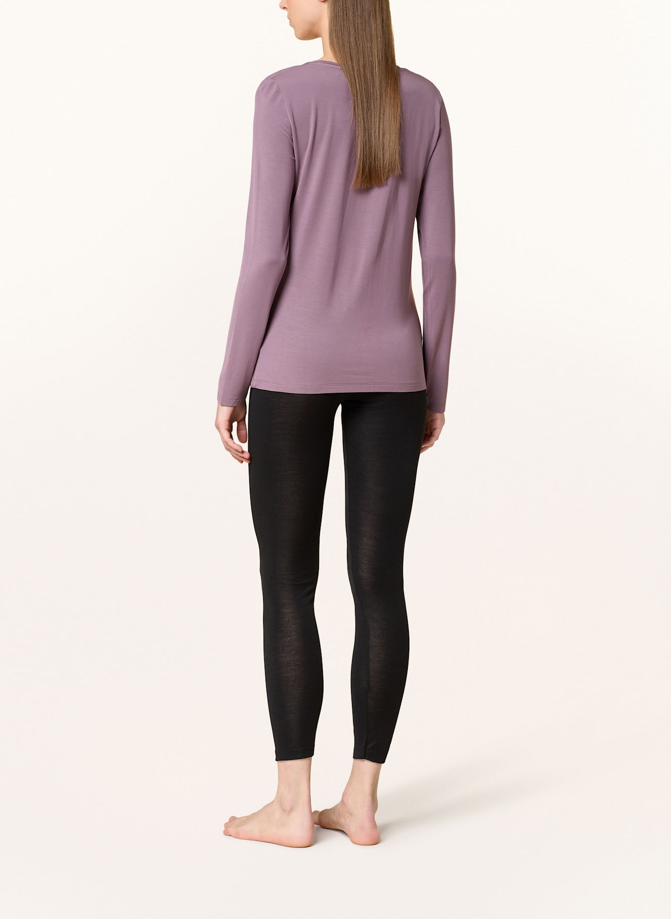 SCHIESSER Pajama shirt MIX+RELAX: LIGHT PURPLE